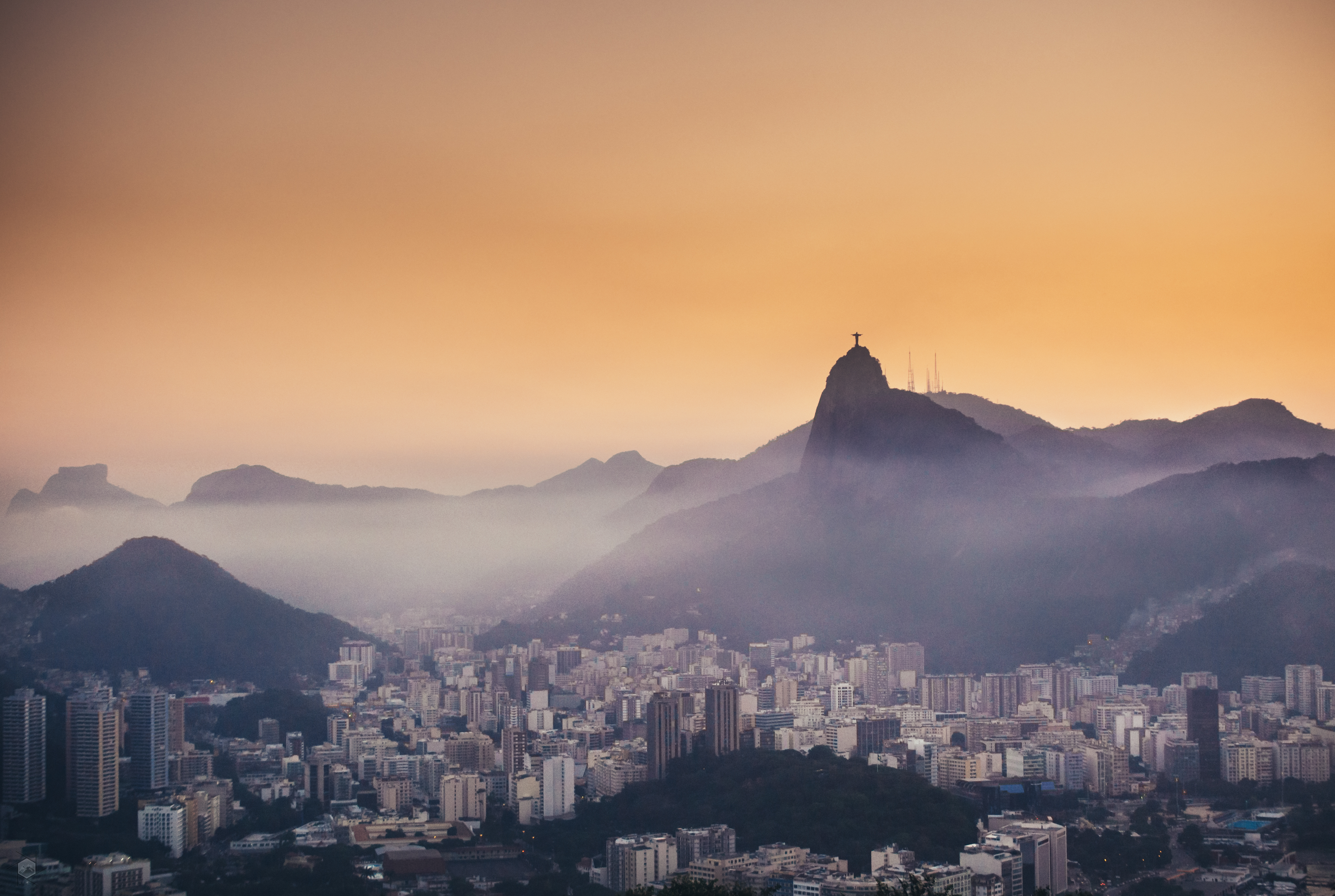 rio, janeiro, туман