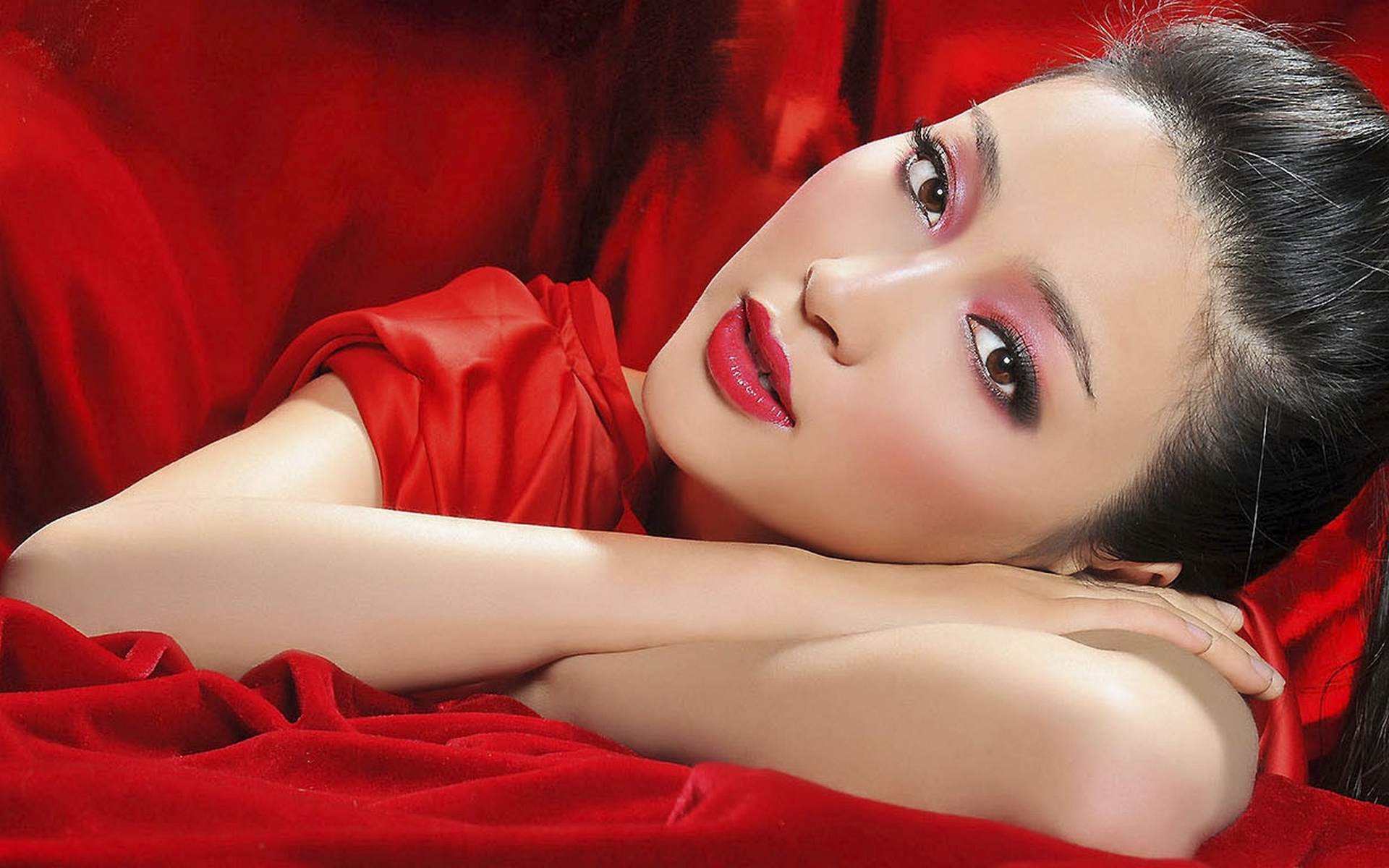 красные, рыжие