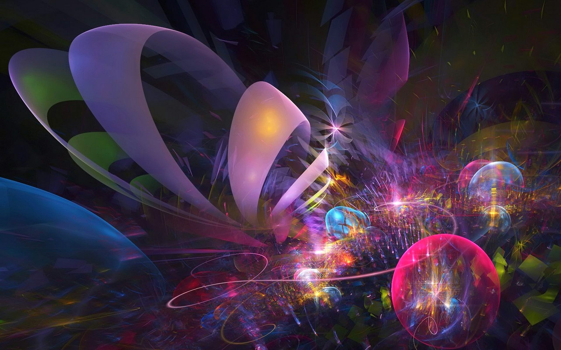 красивые, абстрактные, круги