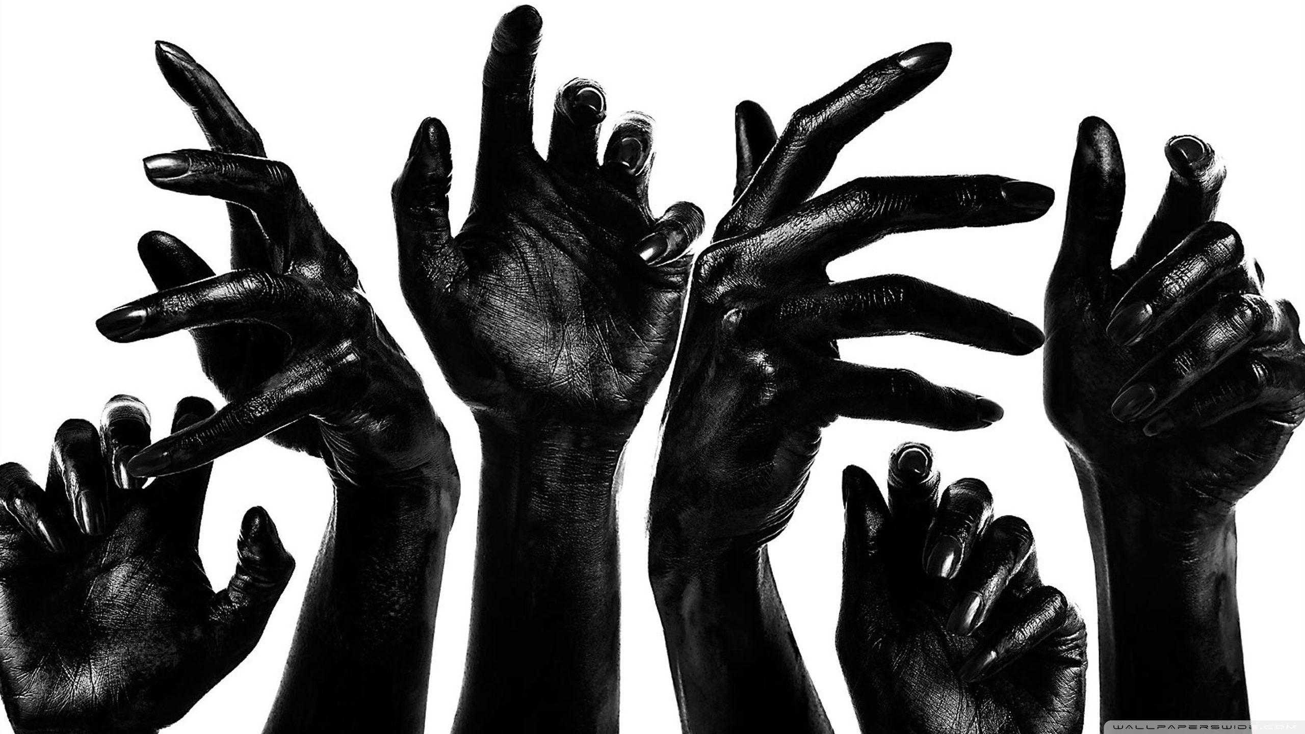 руки, белое, рисование