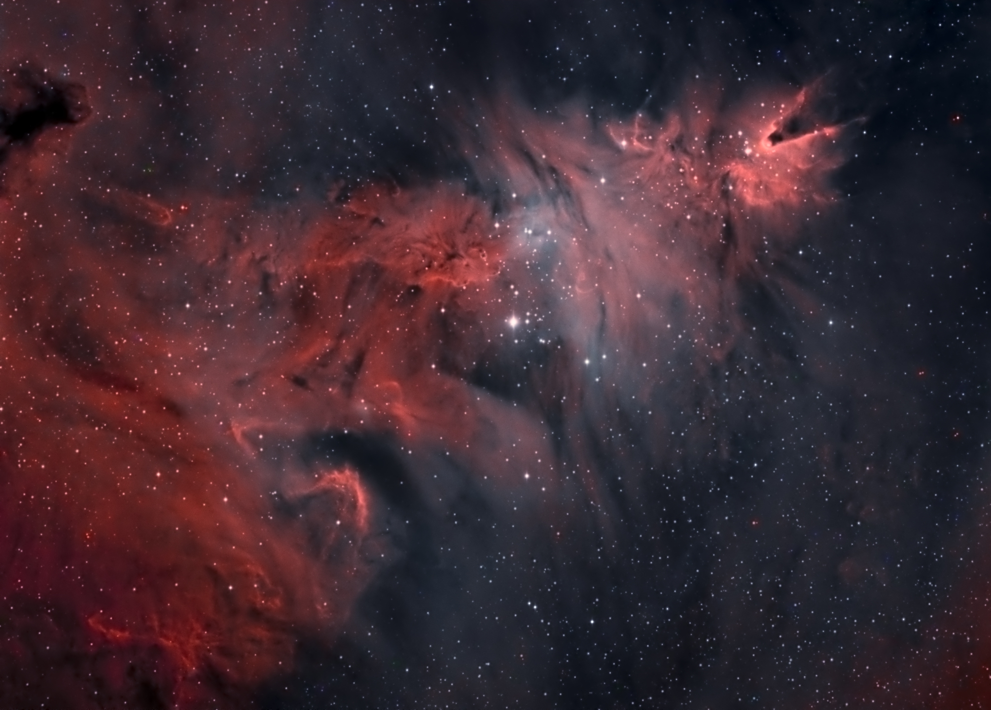 nebula, christmas, cone