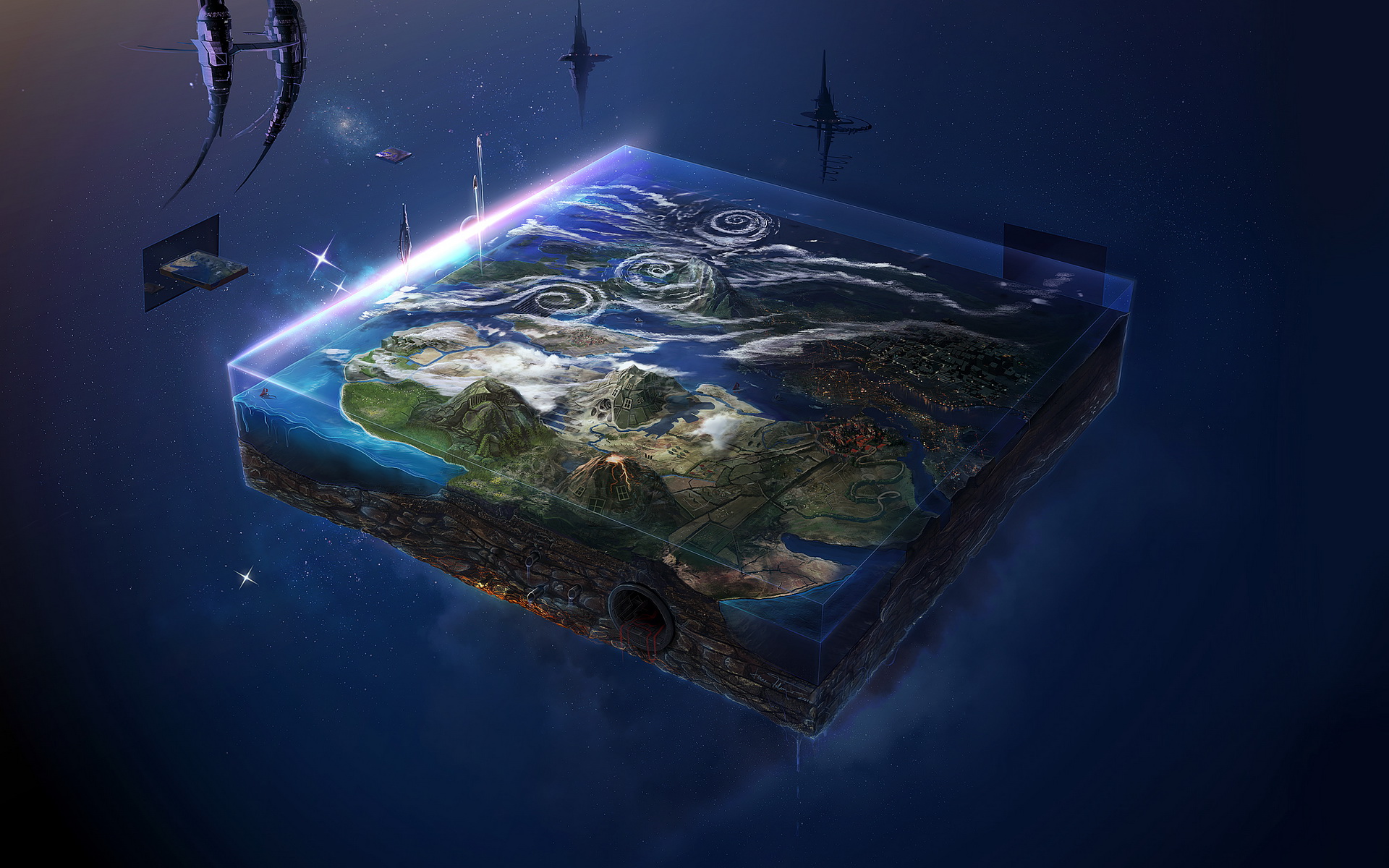 город, сервере