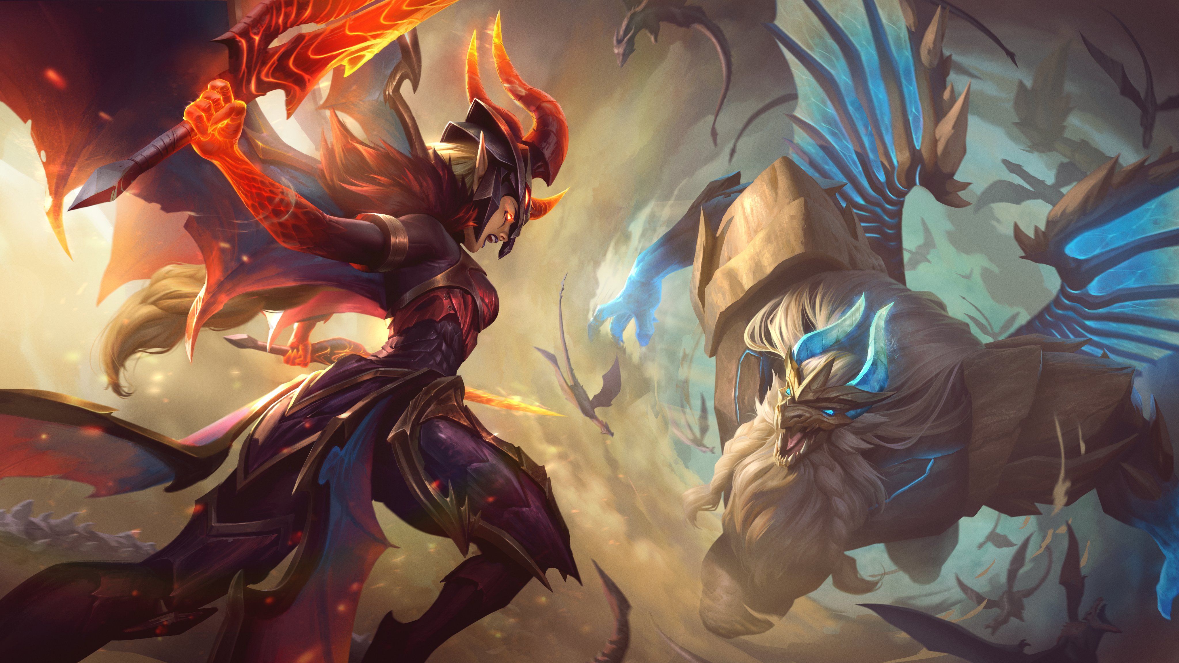 kayle, dragonslayer, skin