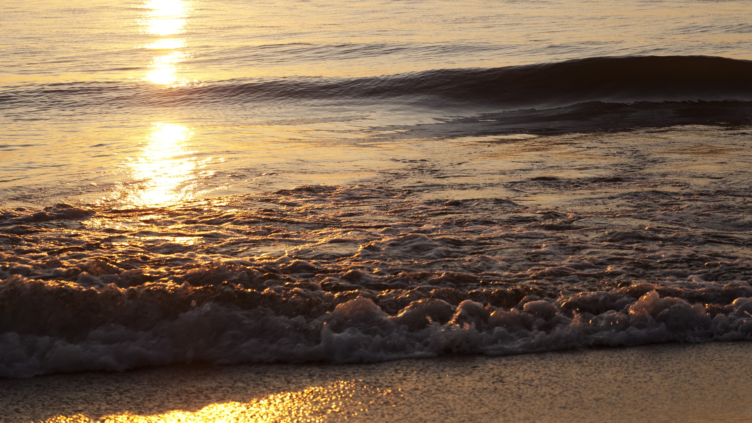 волна, песочница, горизонт