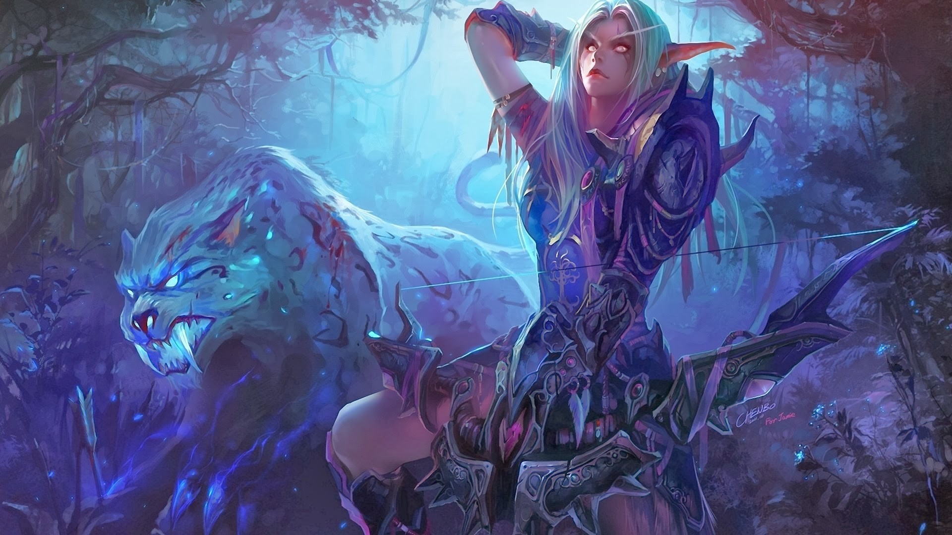 warcraft, эльф, мир