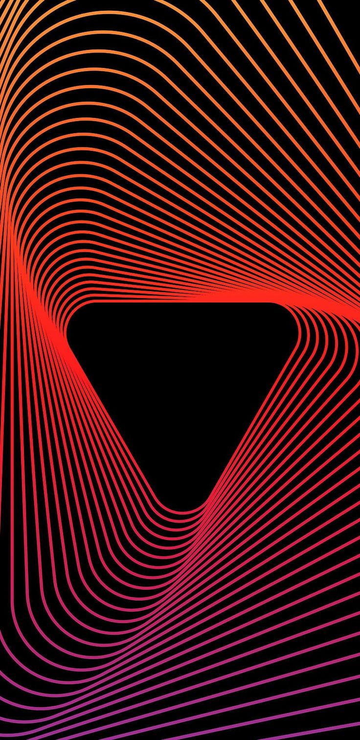 закрытие треугольника с красным и черным фоном