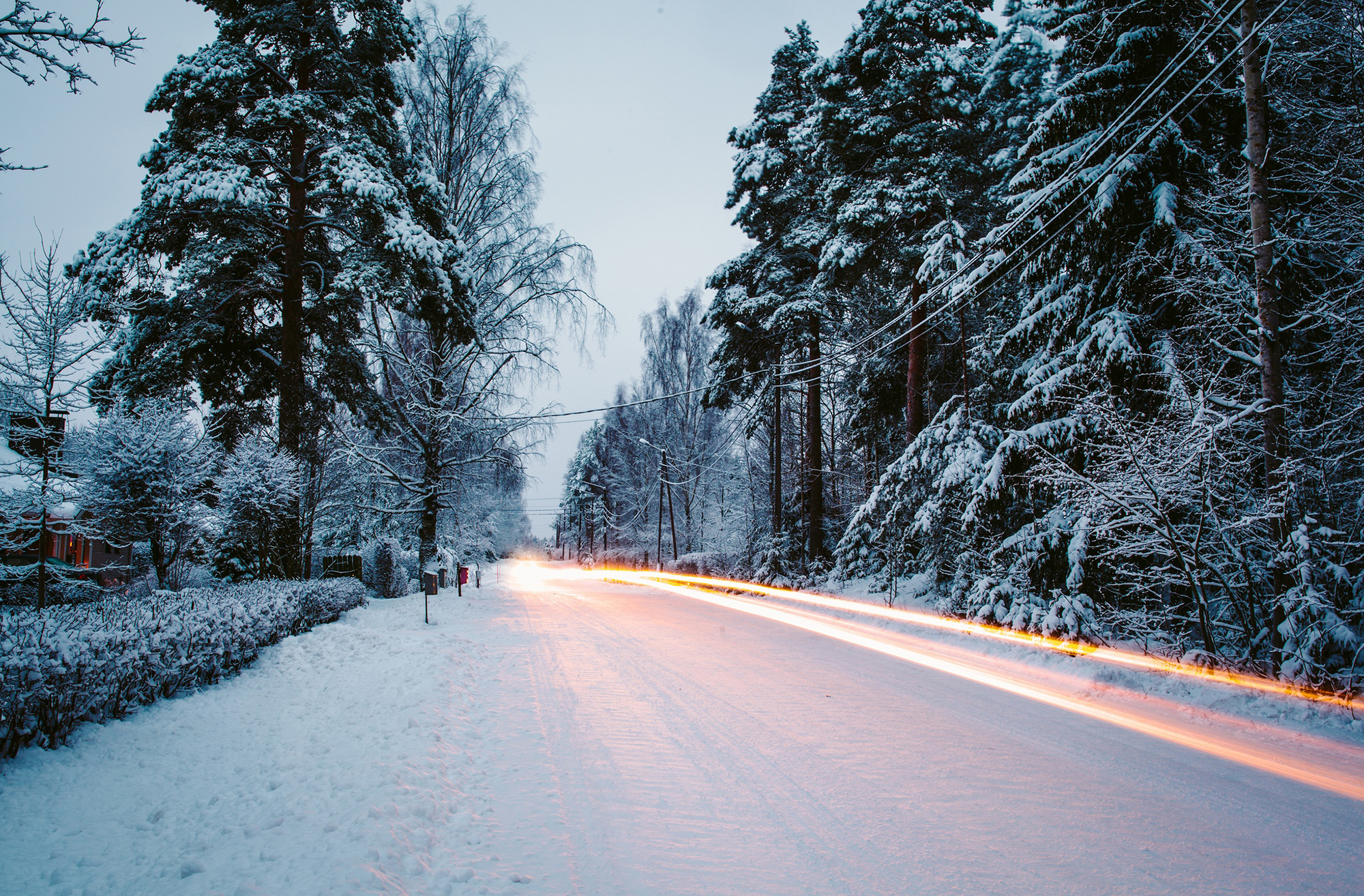 снег дорога зима snow road winter без смс