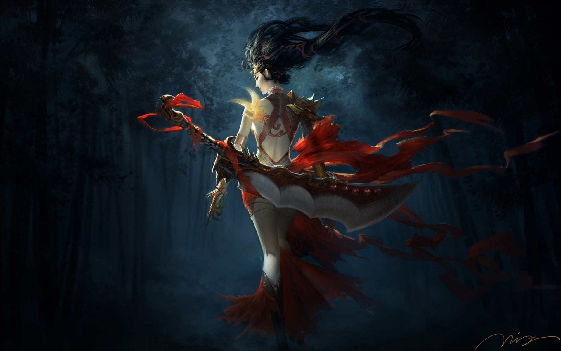 фэнтези, воин без разрешения 27074 1920x1200