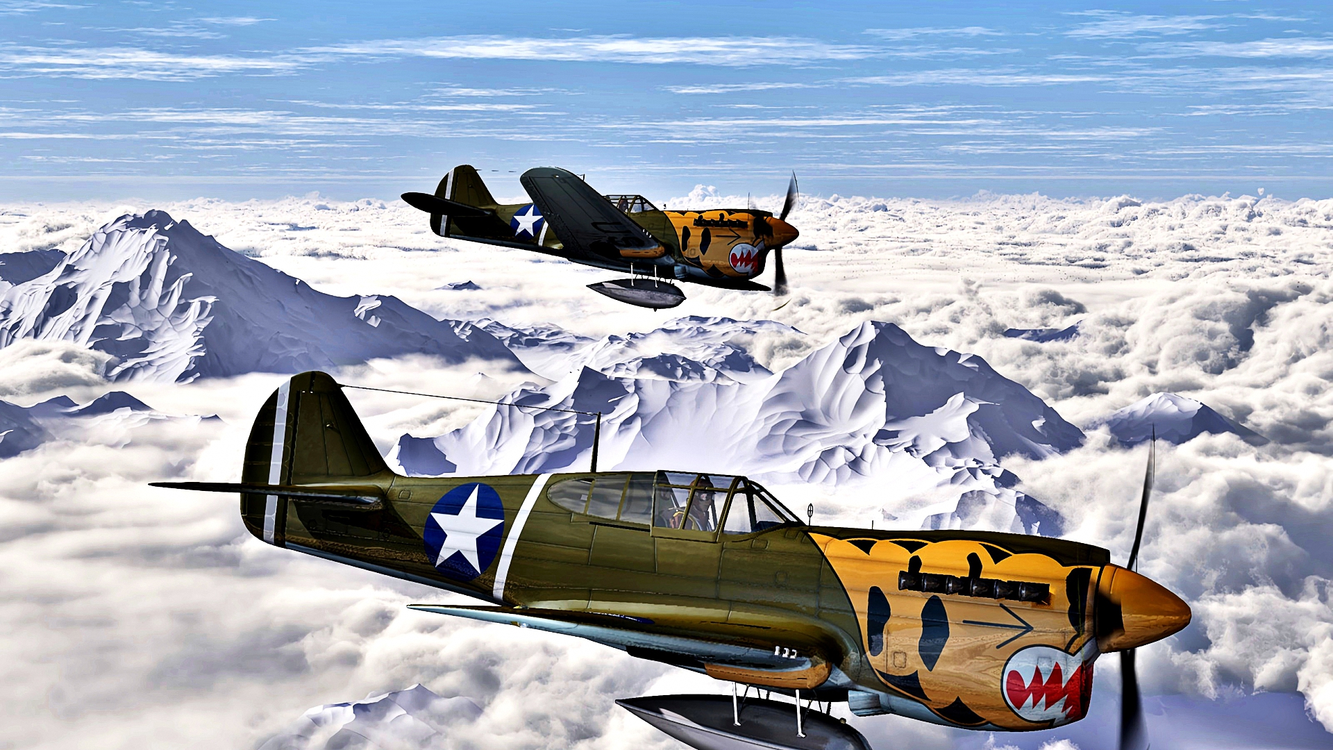 warhawk, тигры