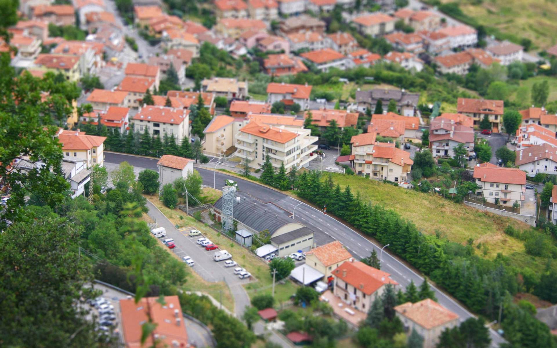 картинка, город, дома