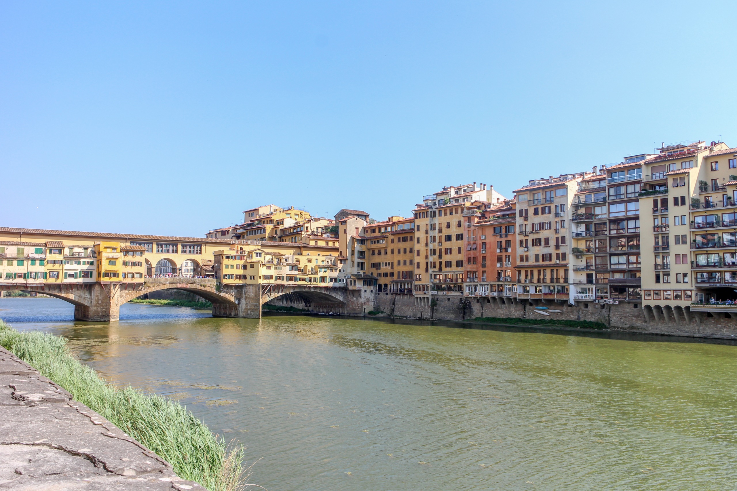 florence, мост, река