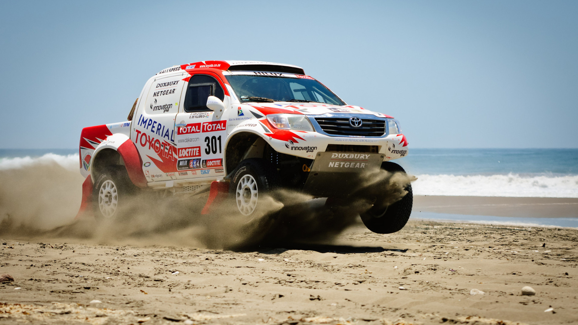toyota, hilux, dakar Номер 112109 Разрешение 1920x1080