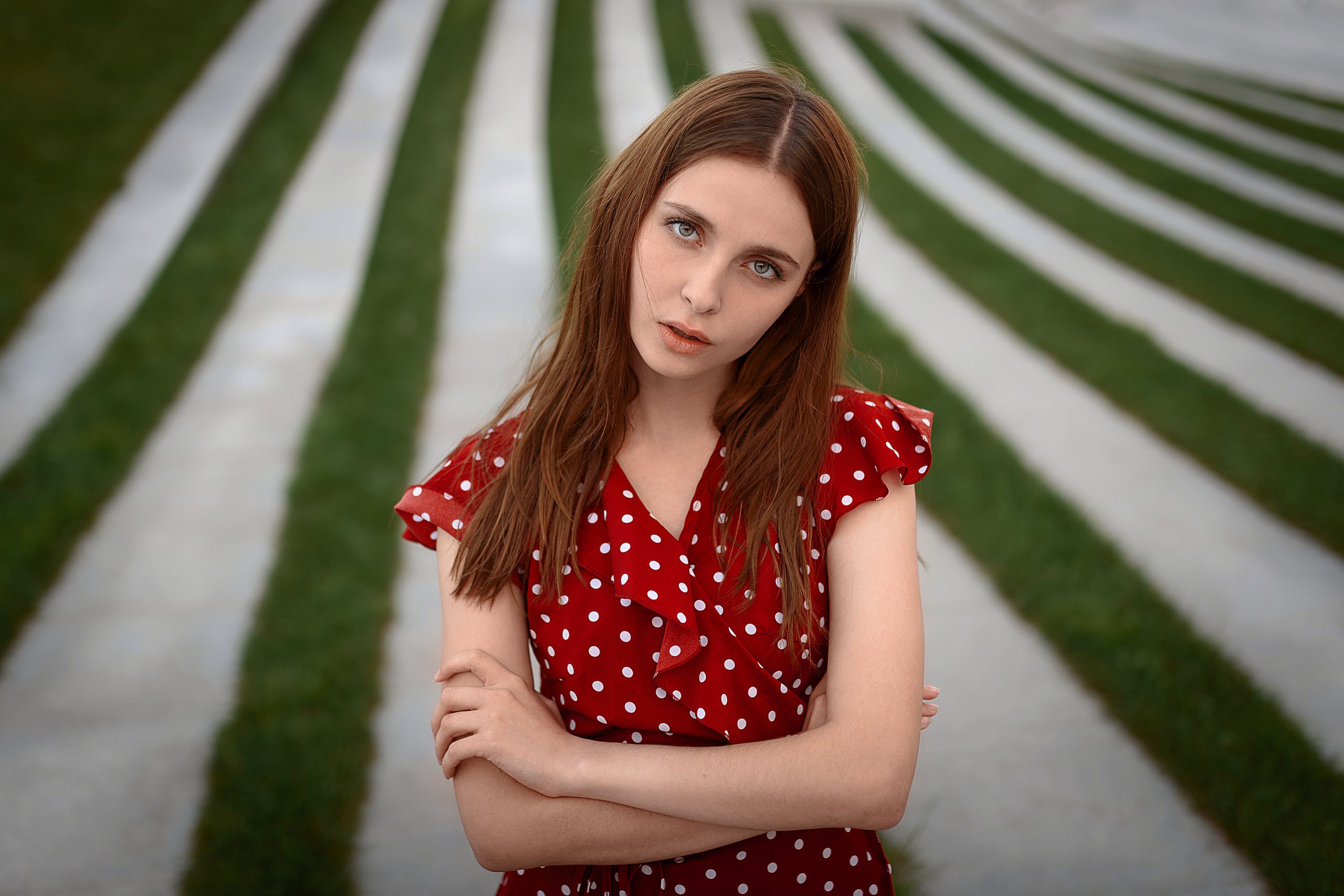 девушка, спина, смотреть