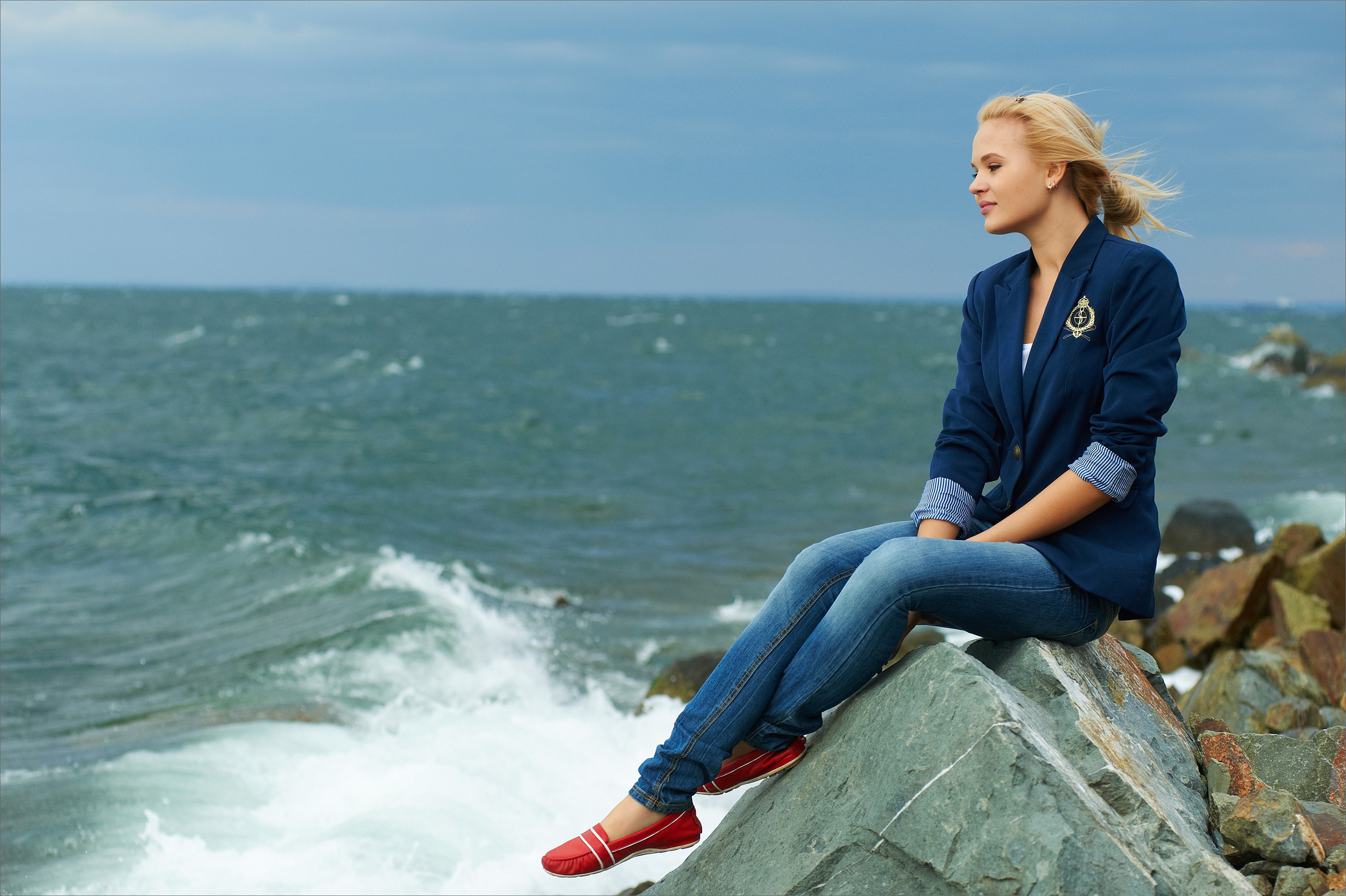 море, блондинки, секс