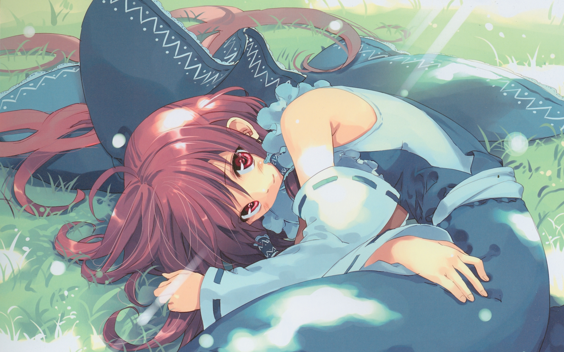 touhou, hakurei Разрешение 1920x1200