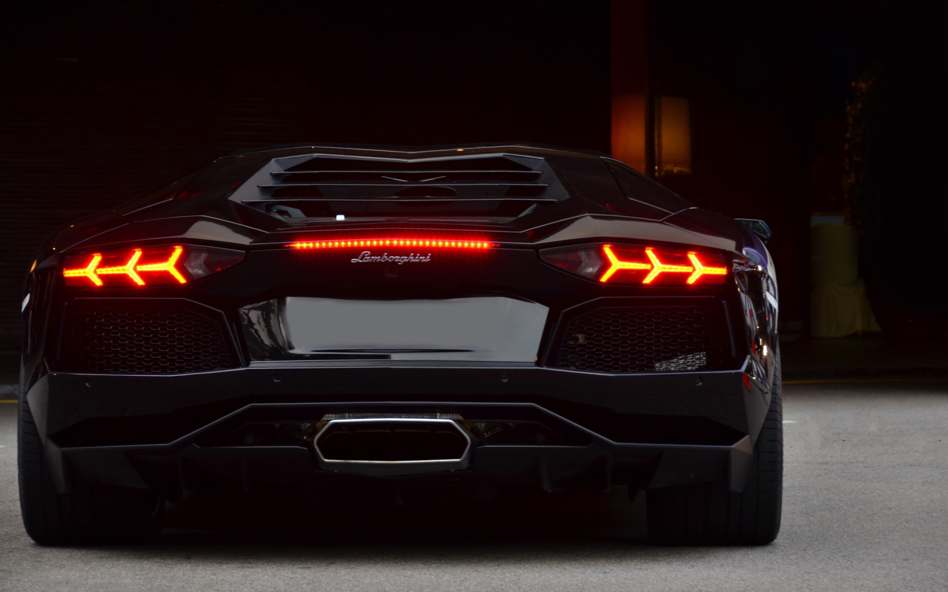 lamborghini, aventador, черный цвет No 111304 Разрешение 1920x1200