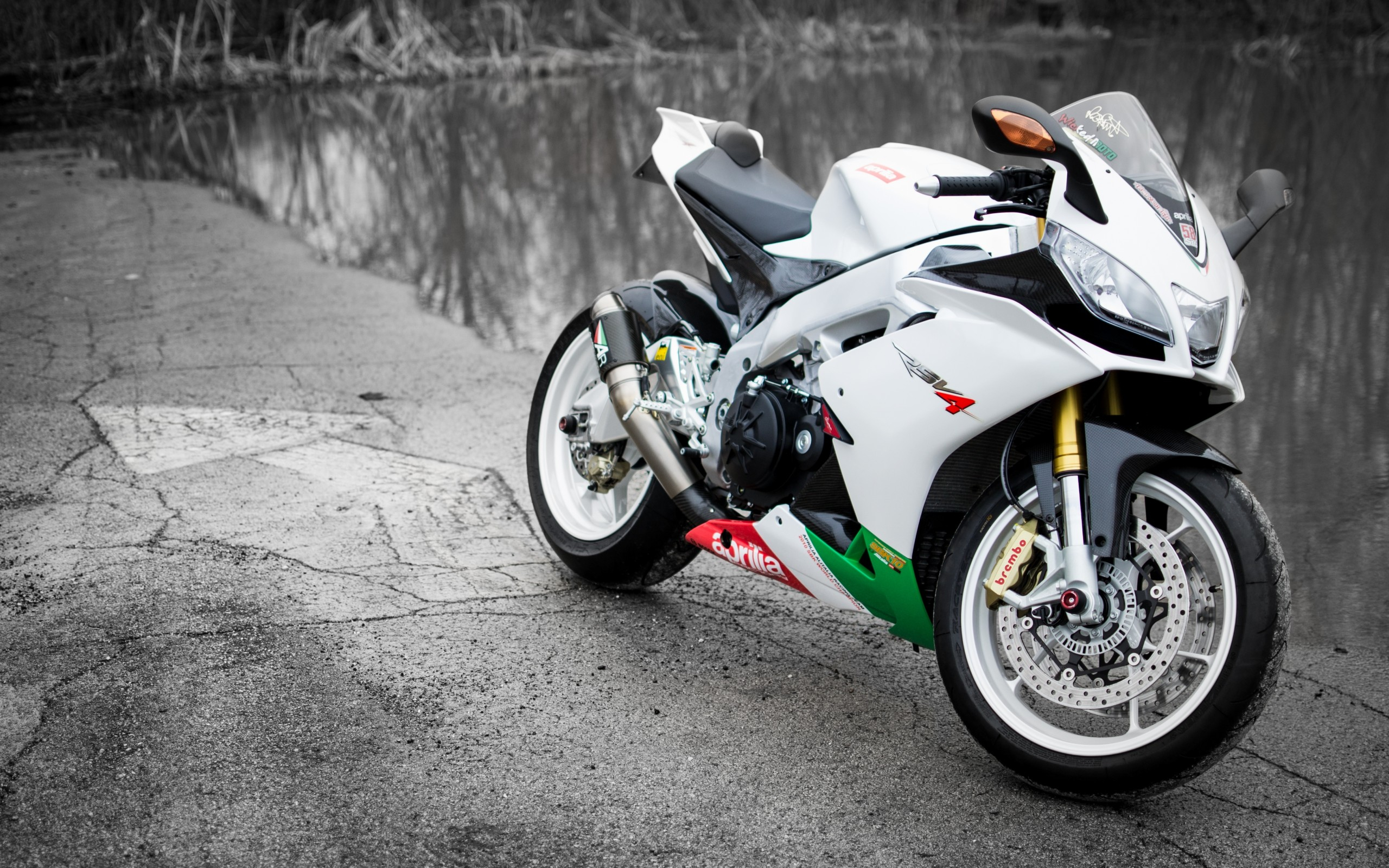 aprilia, белый, rsv