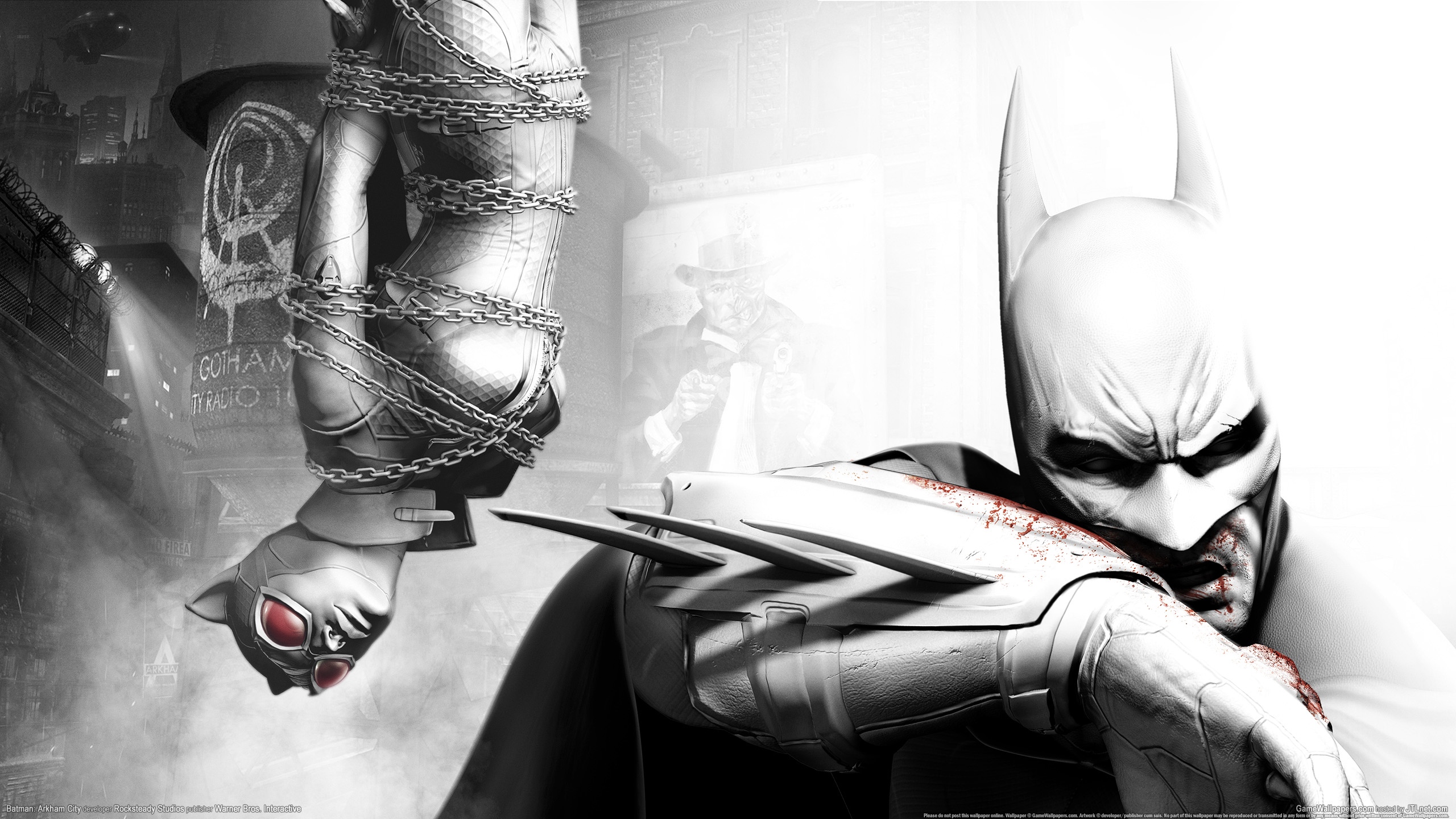 batman, arkham, город No 108474 Разрешение 2560x1440