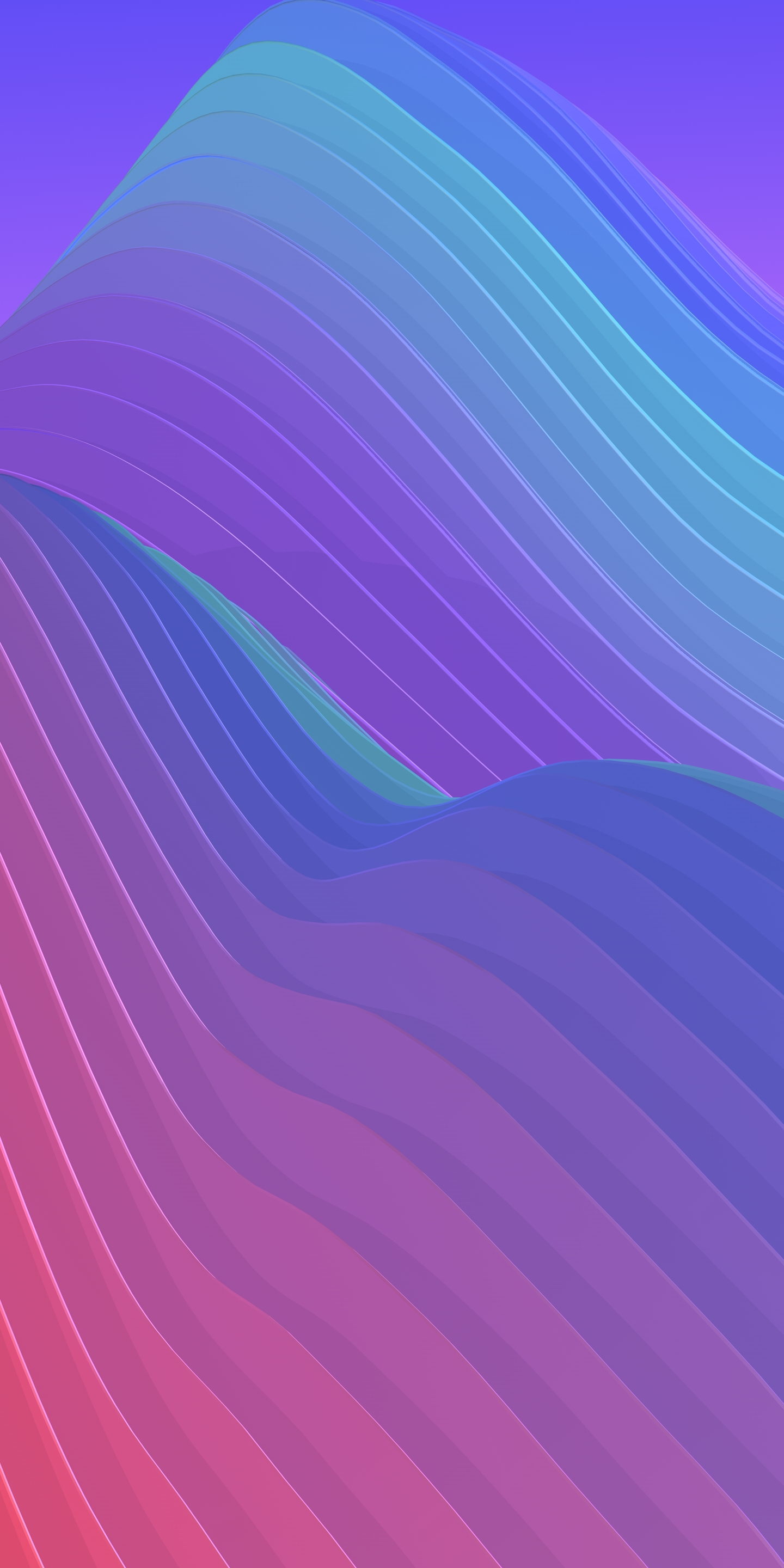 абстракция, волна, градиент