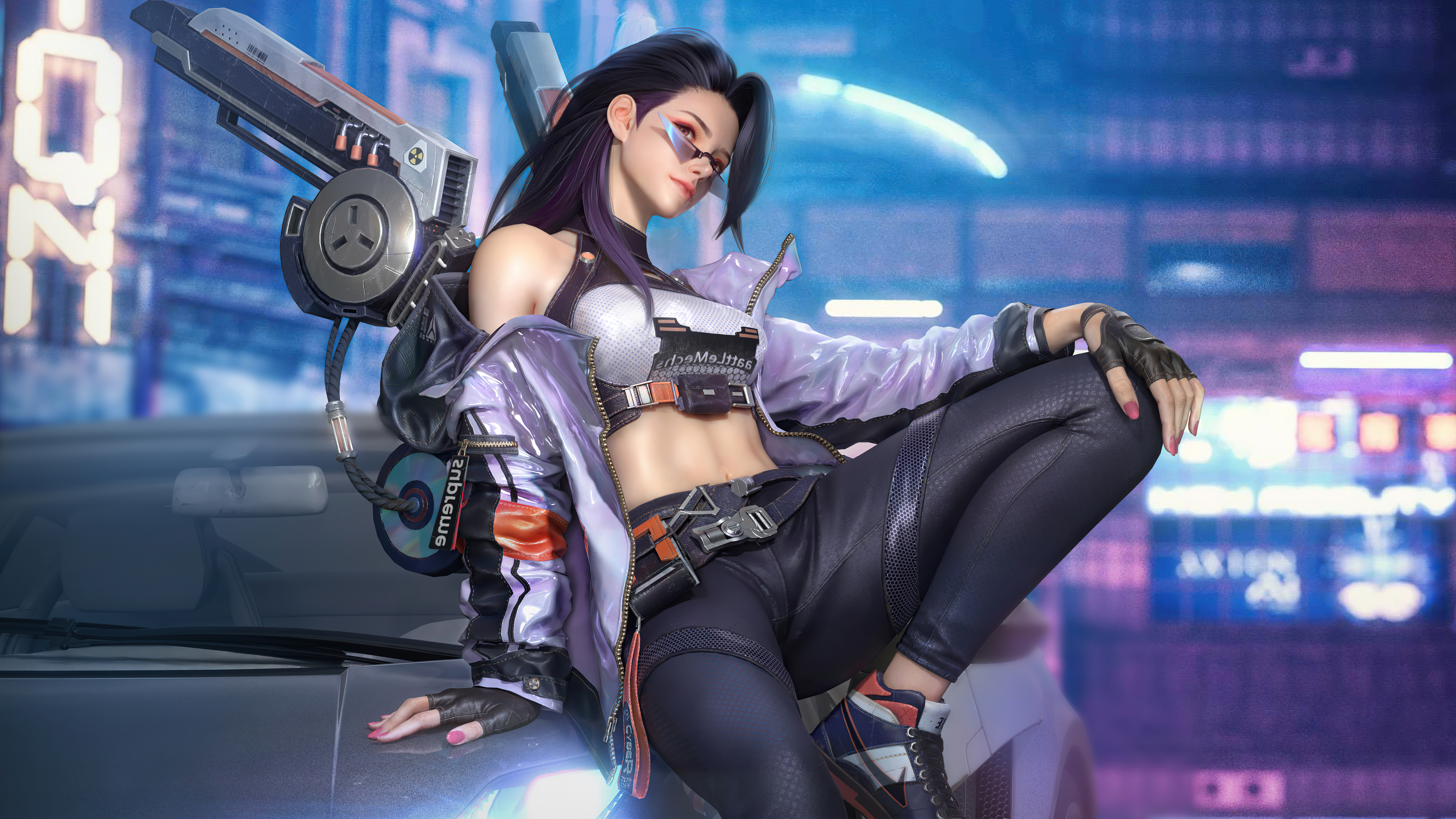 оригинальное название: cyberpunk, art