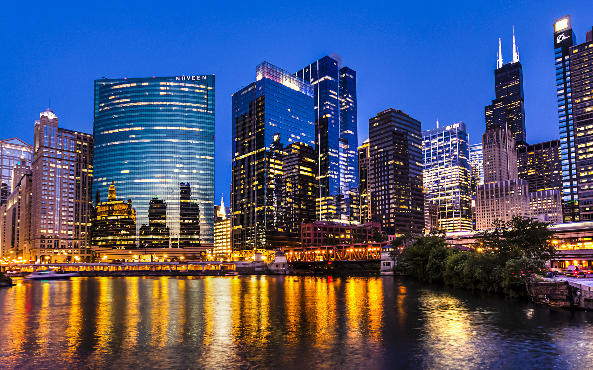 chicago, город, сша