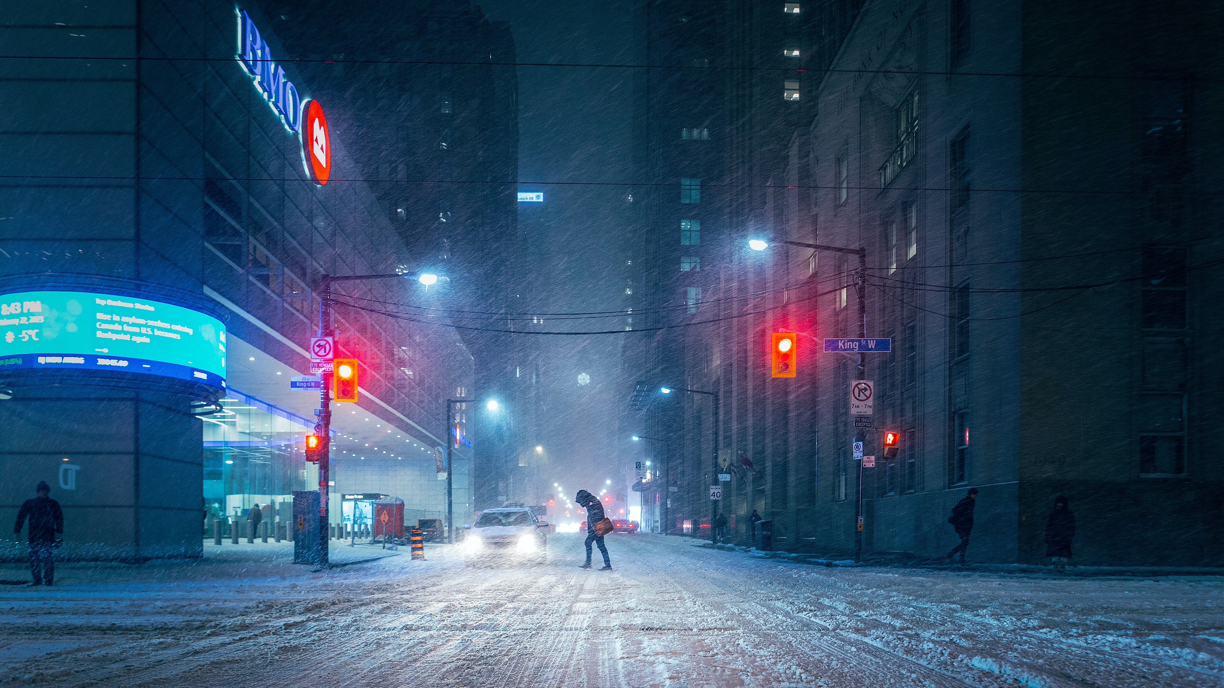 город, ночь