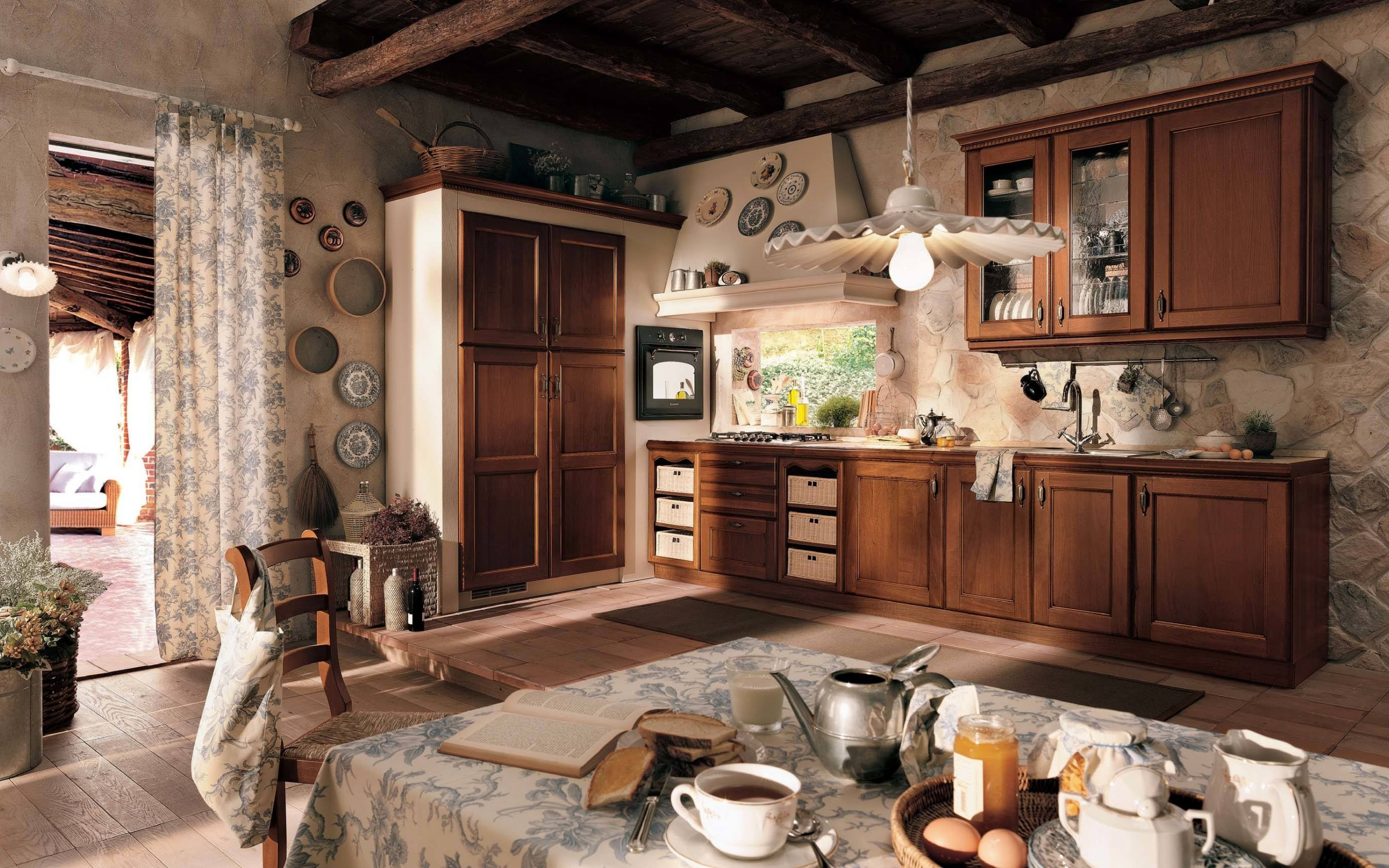 стиле, кухни, kitchen