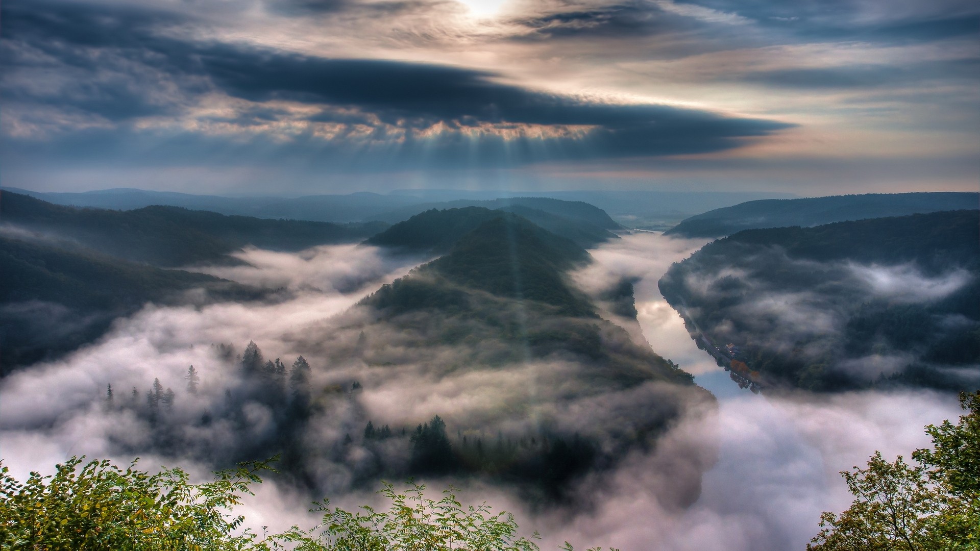 река, саар, германия