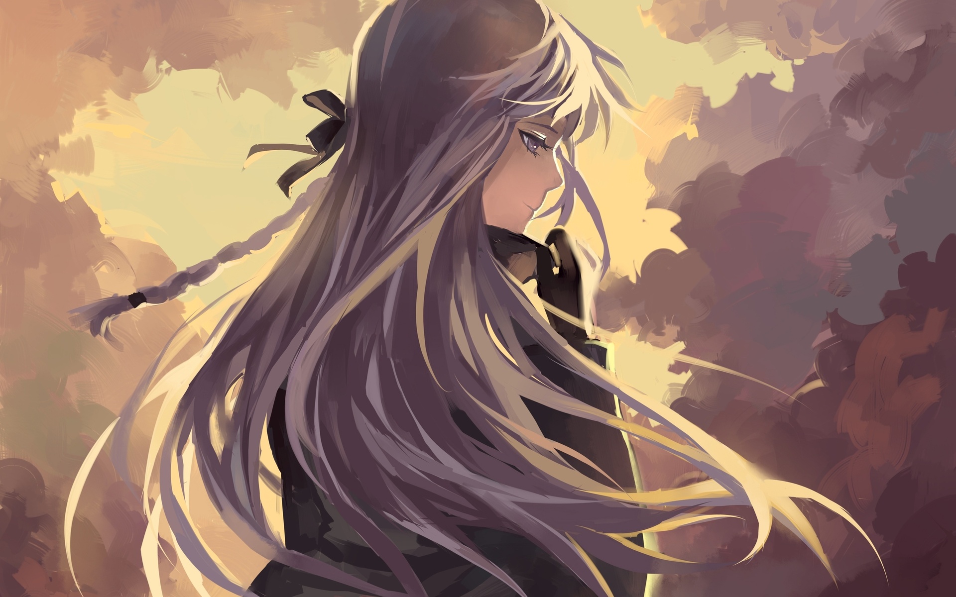 kyouko, kirigiri, anime No 91735 Разрешение 1920x1200