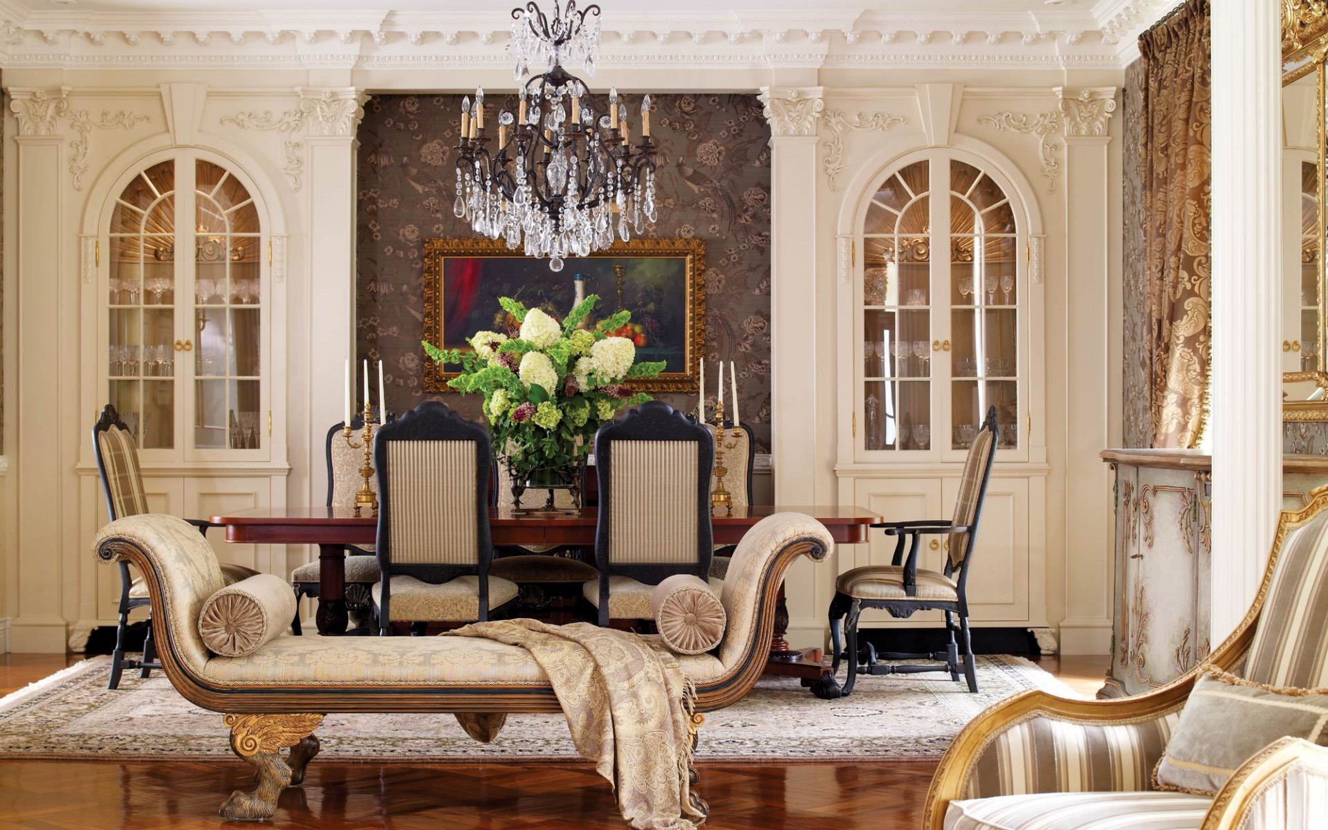 стиле, классическом, гостиной