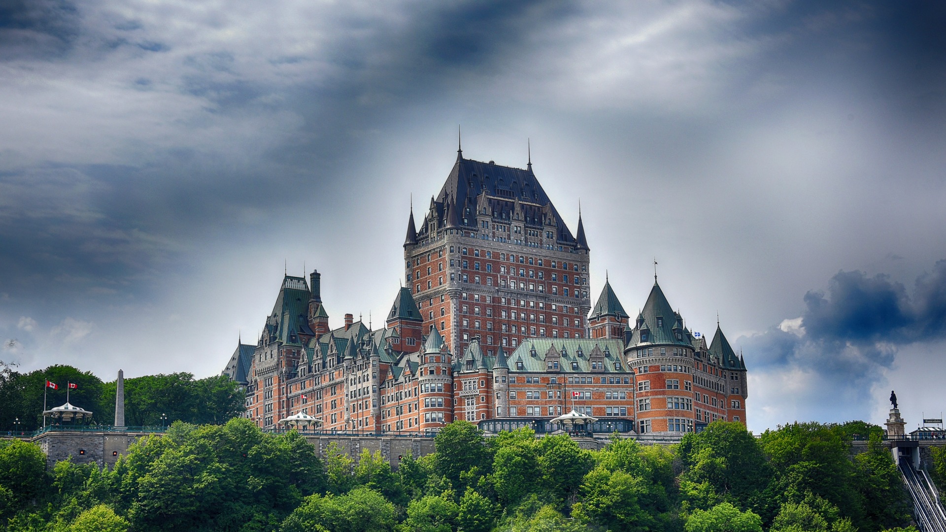 frontenac, castle, quebec