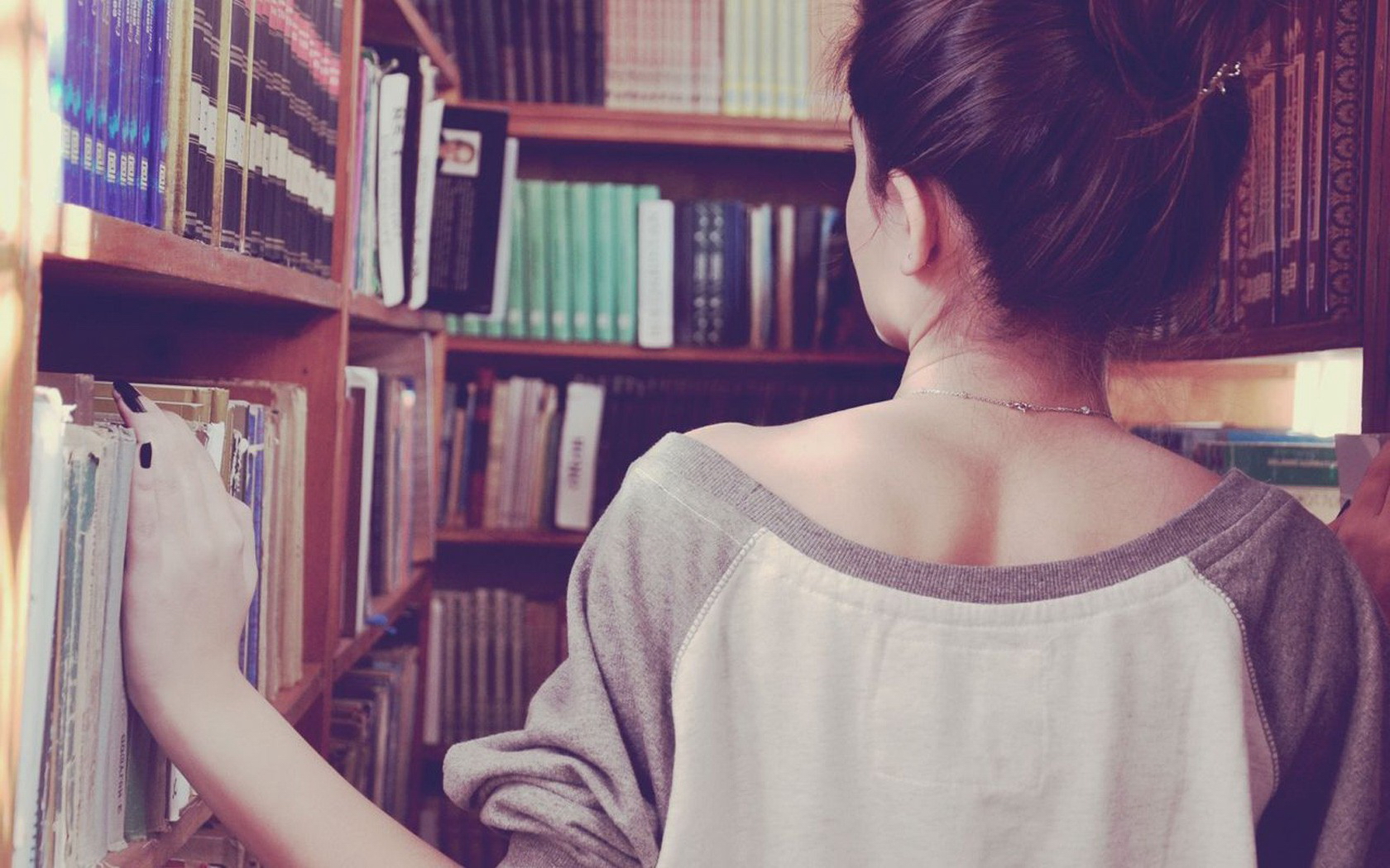 девушка, книга, прочитать