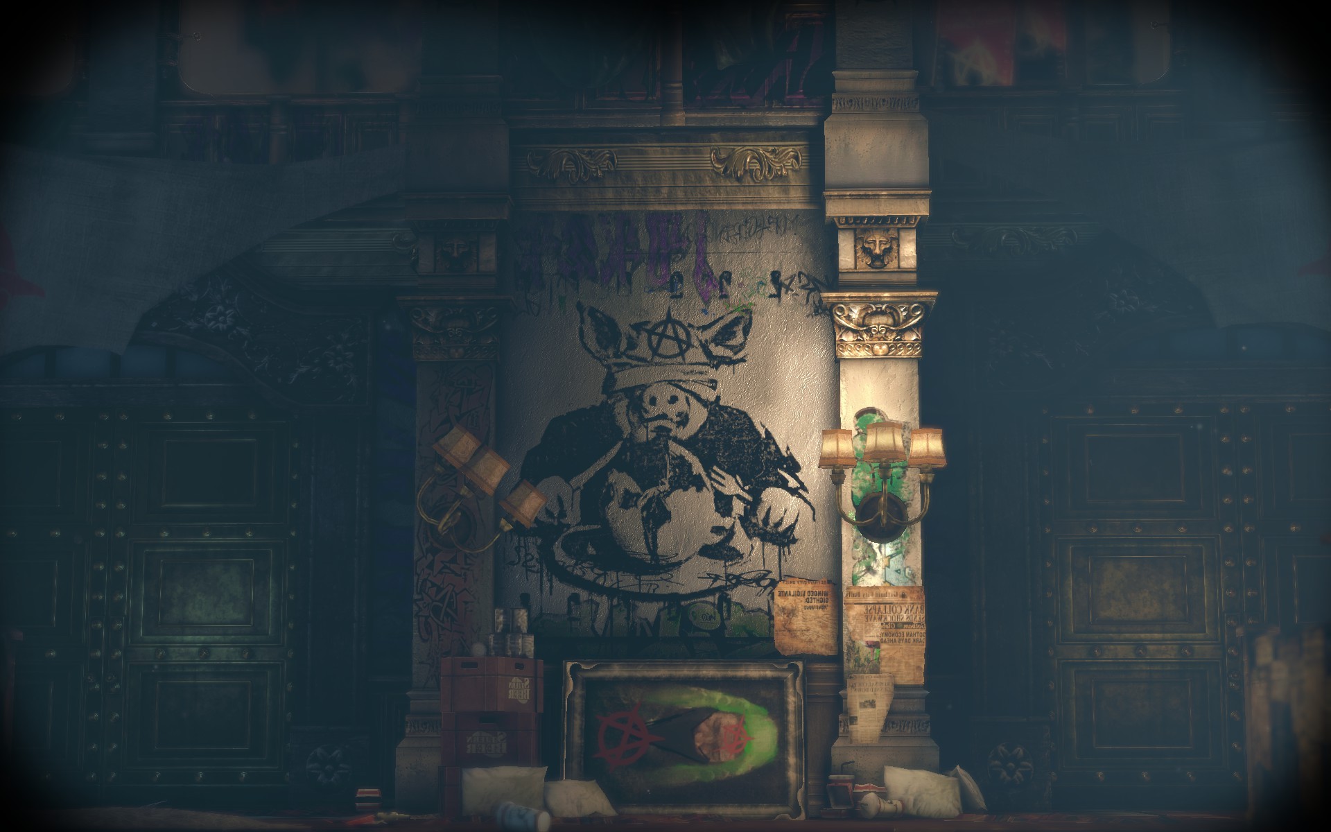 graffito, игра, batman