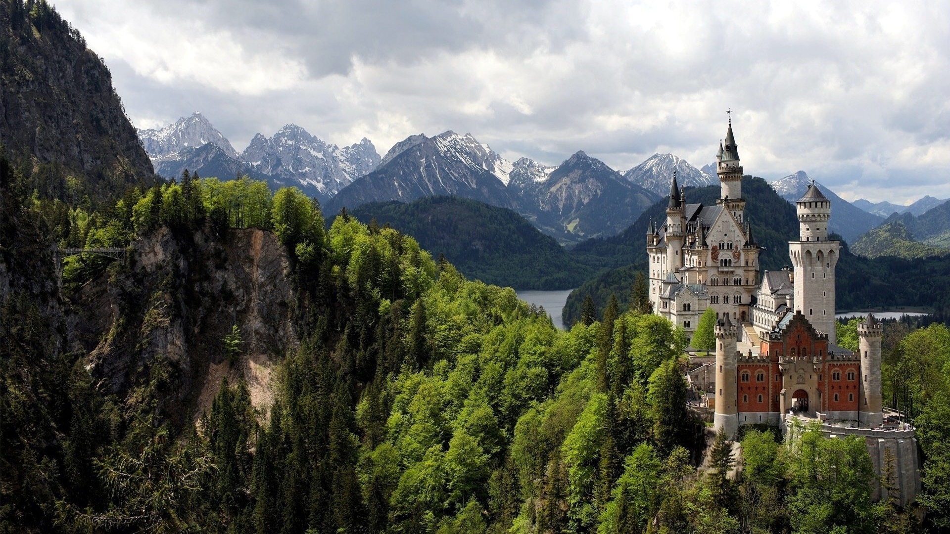 замок, горы, замки