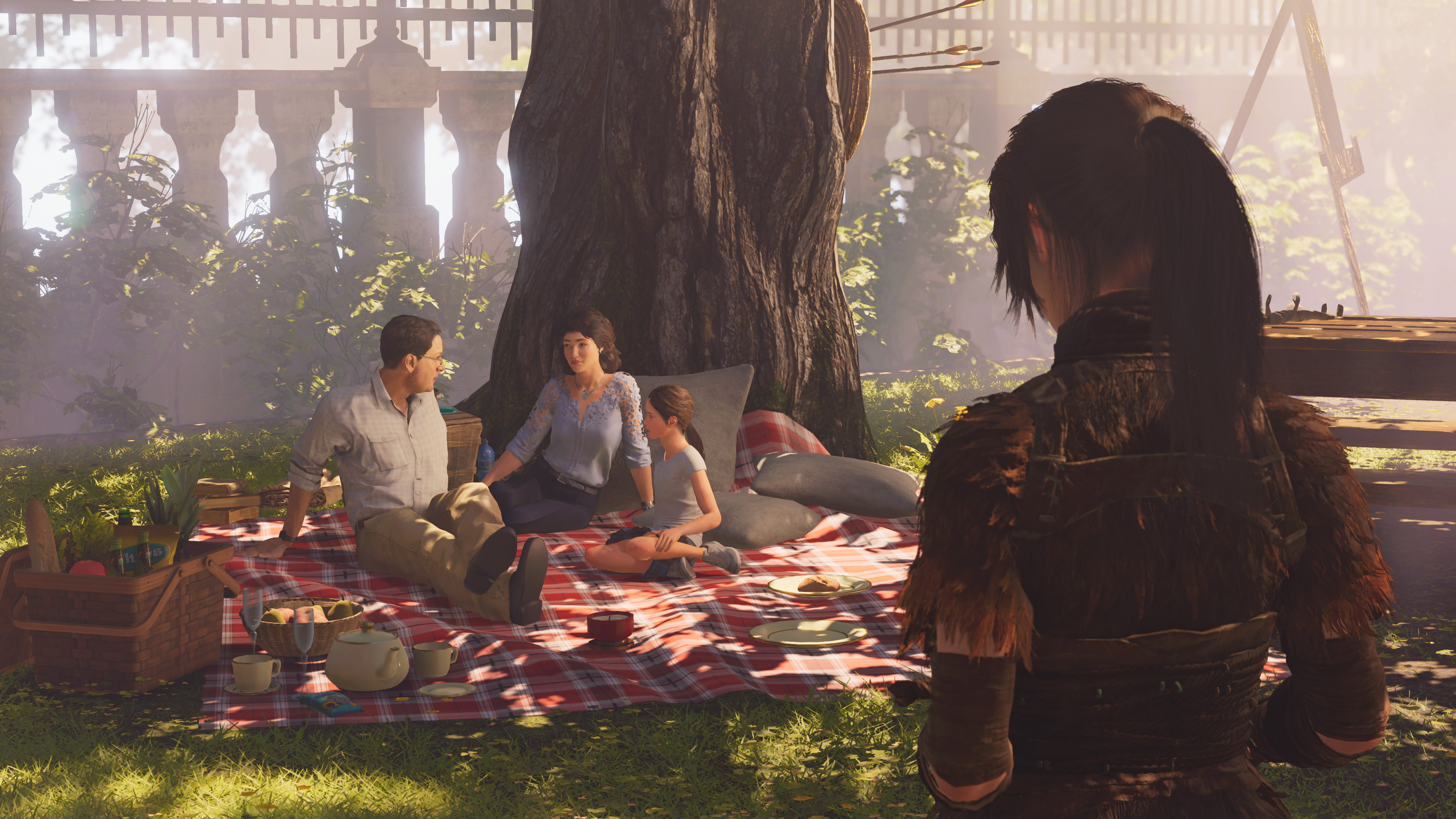 налетчик, гробница, тень