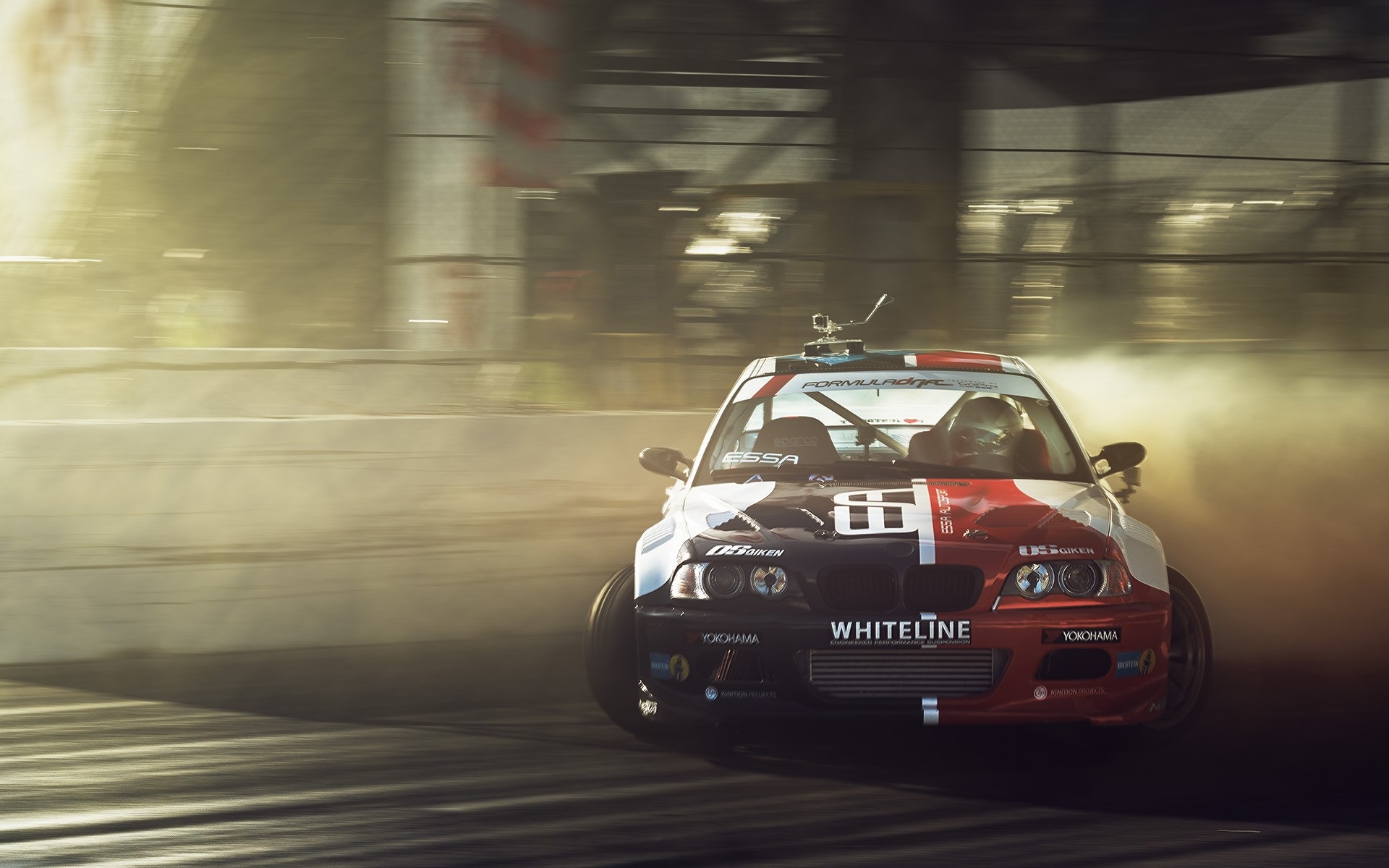 bmw, дрейф, занос