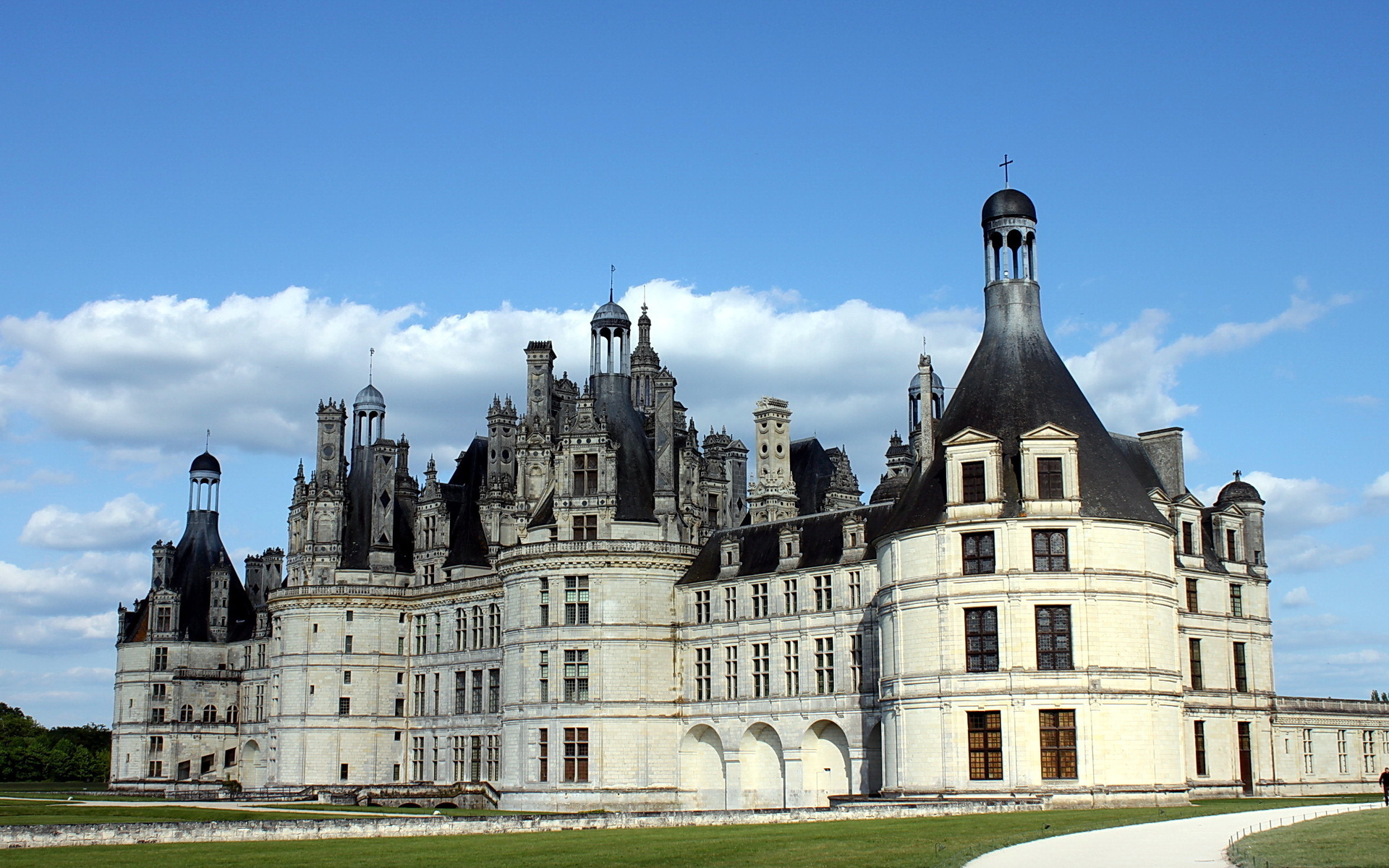 chambord, castle, château Фон № 91937 разрешение 1920x1200