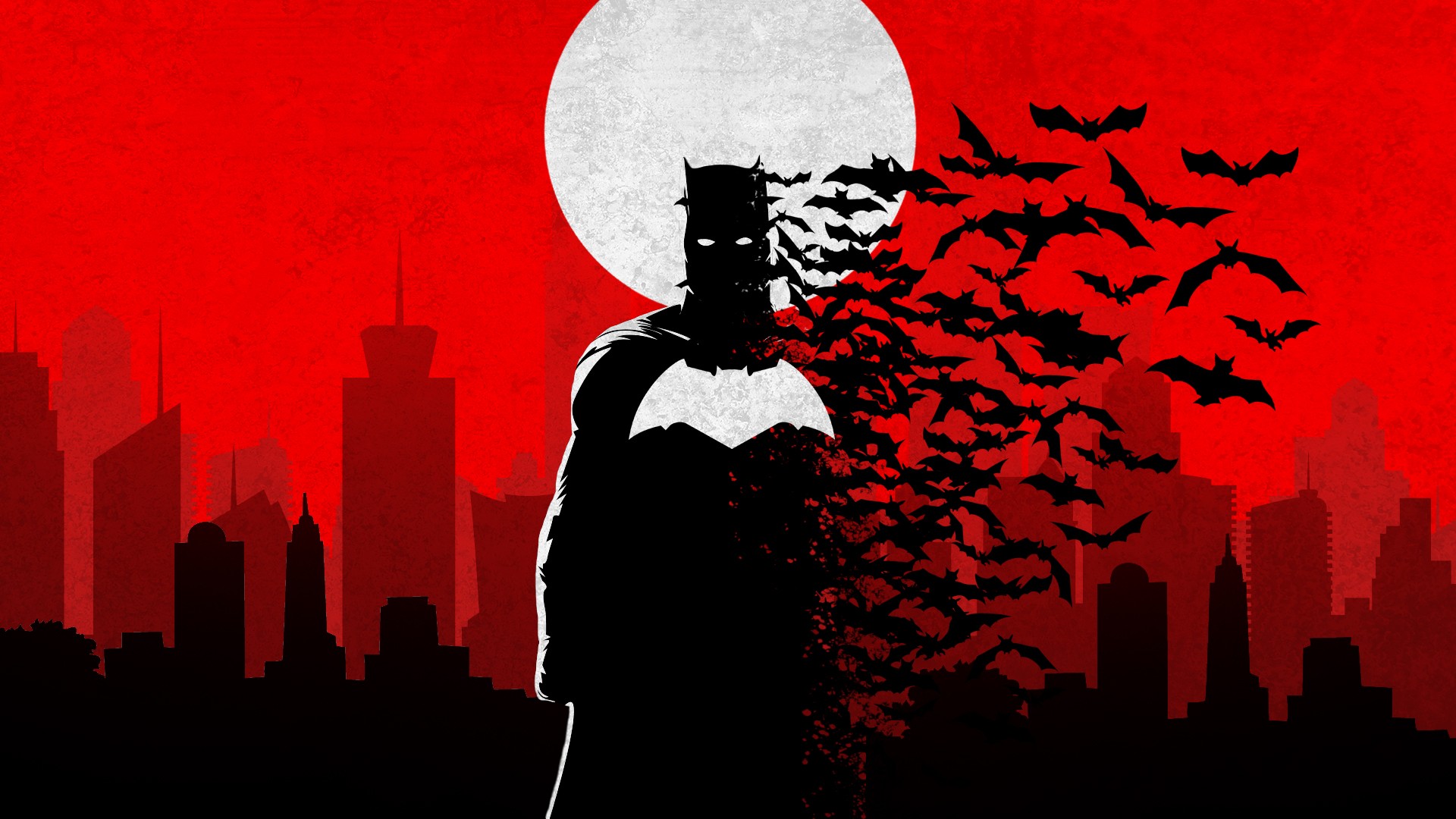 batman, минималистичный, listit