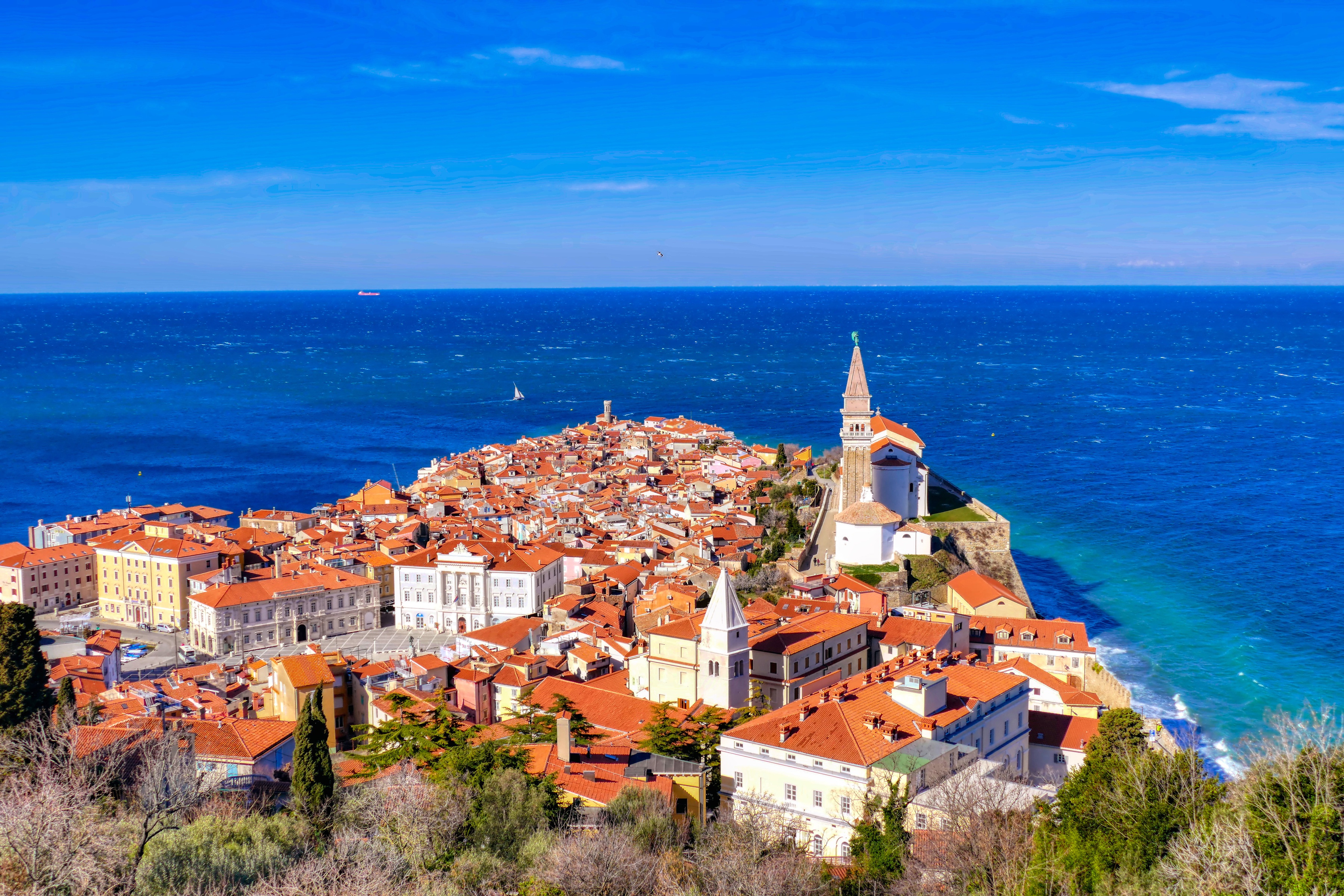 slovenia, море, piran