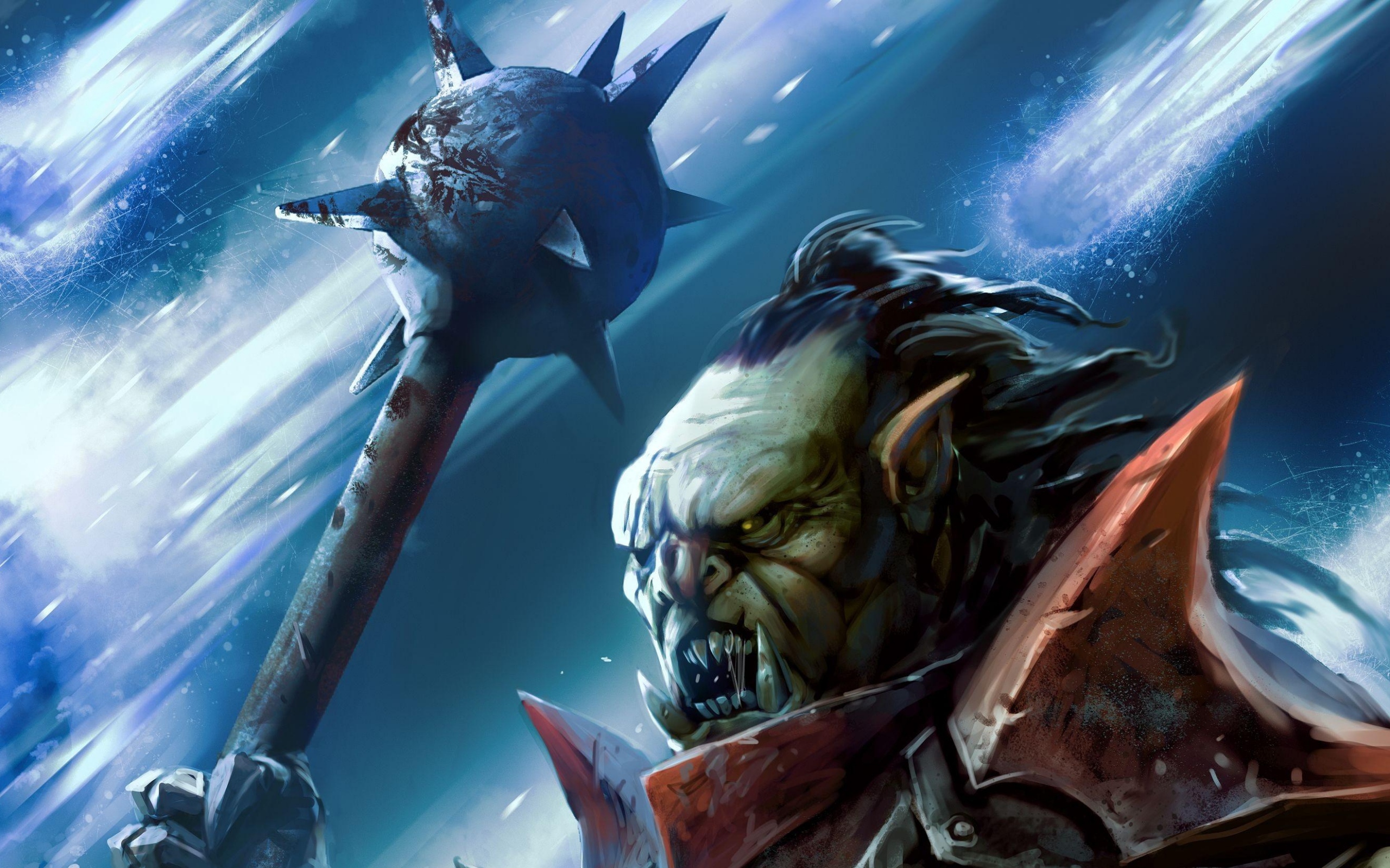 орк, искусство, клыки