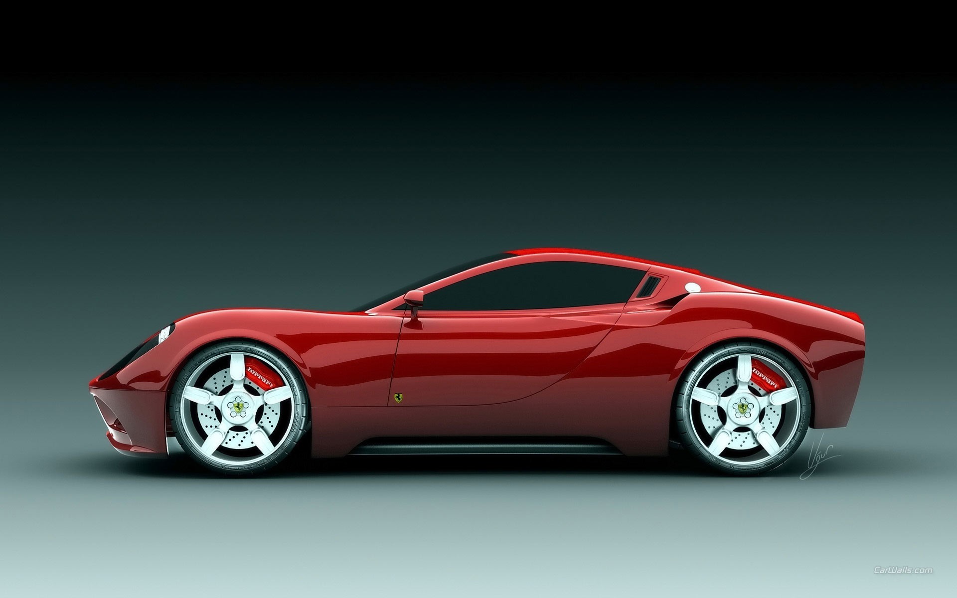 ferrari, dino, сбоку
