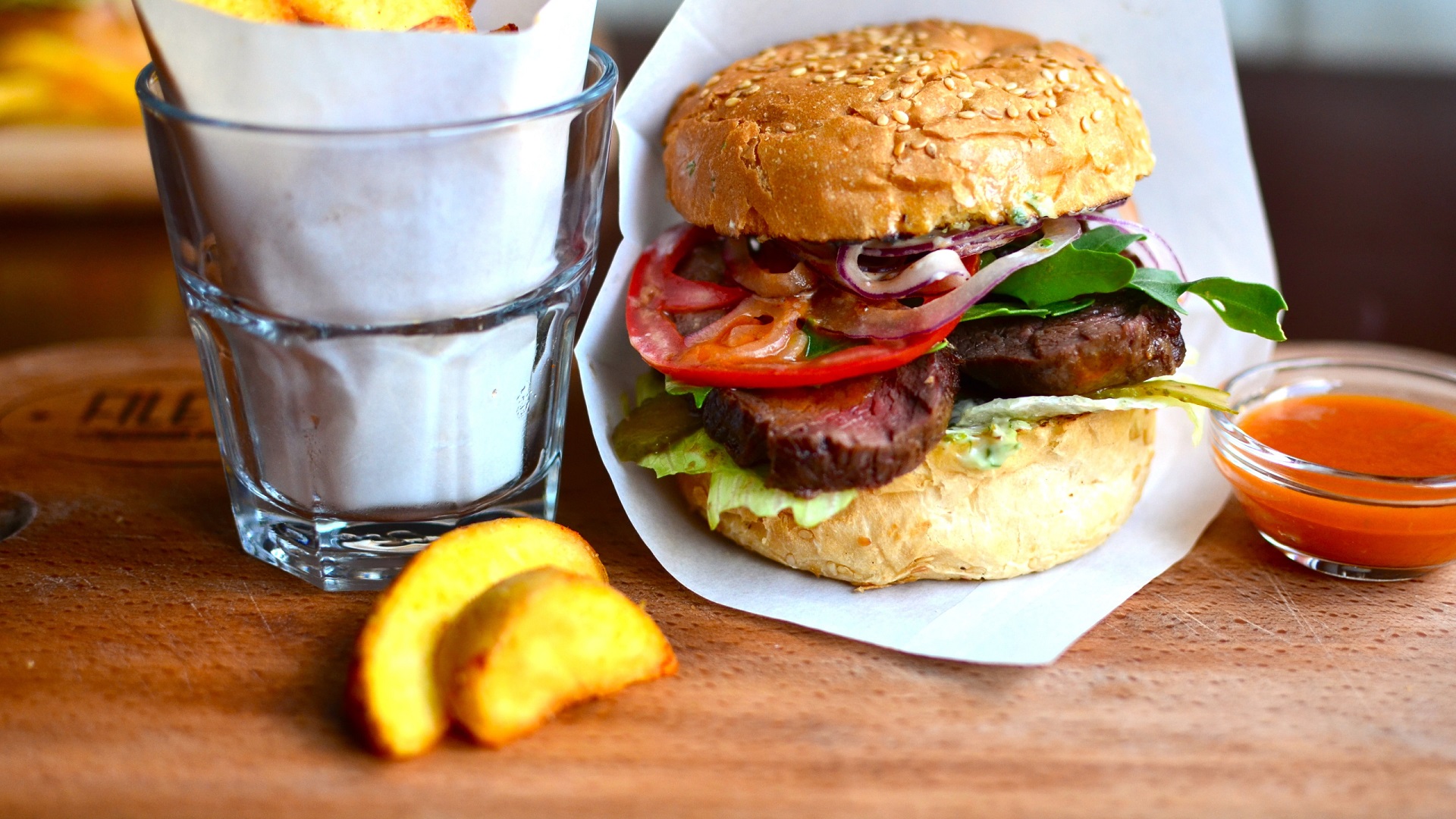 да, бургер, бутброд