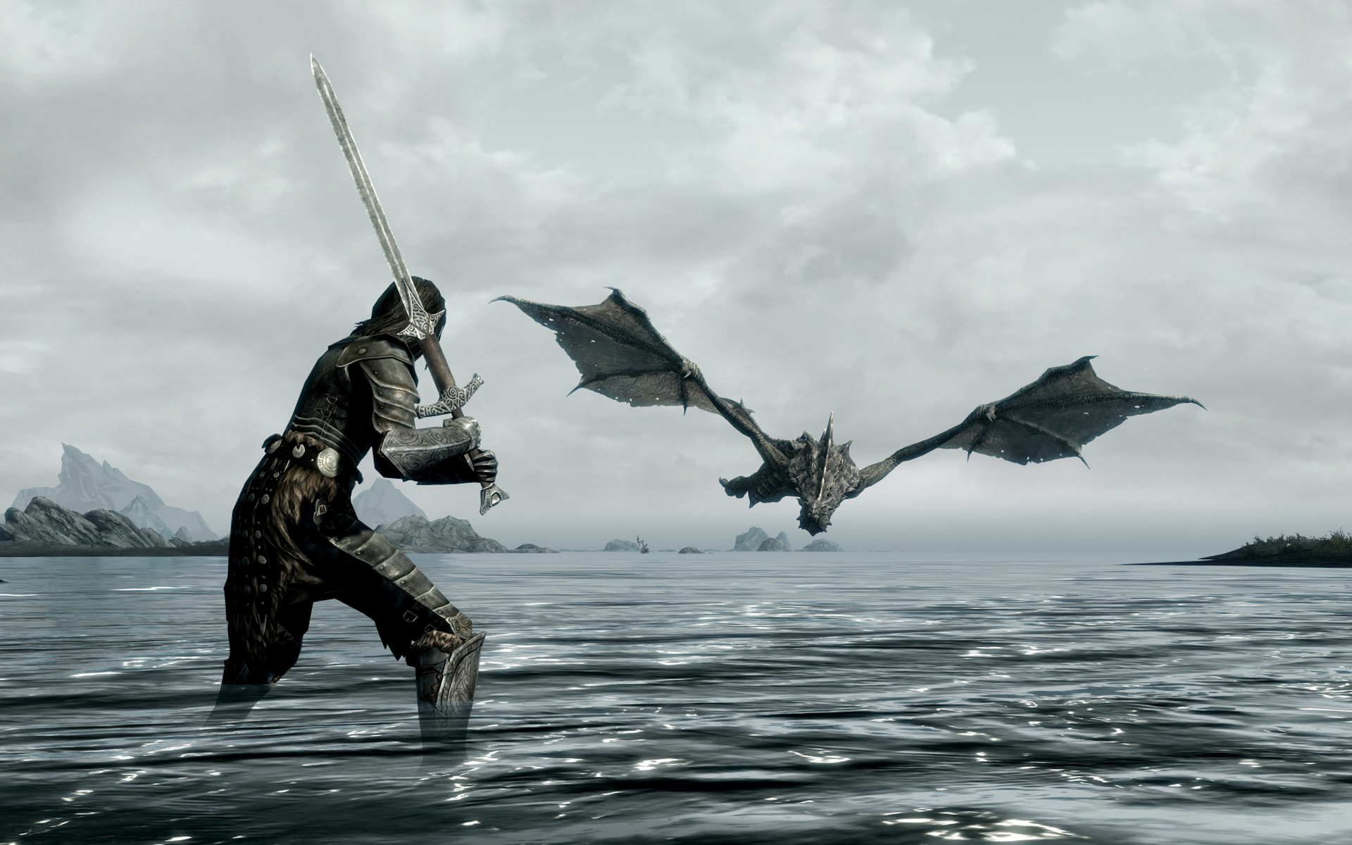 skyrim, свитки, старейшина No 50017 Разрешение 1920x1200