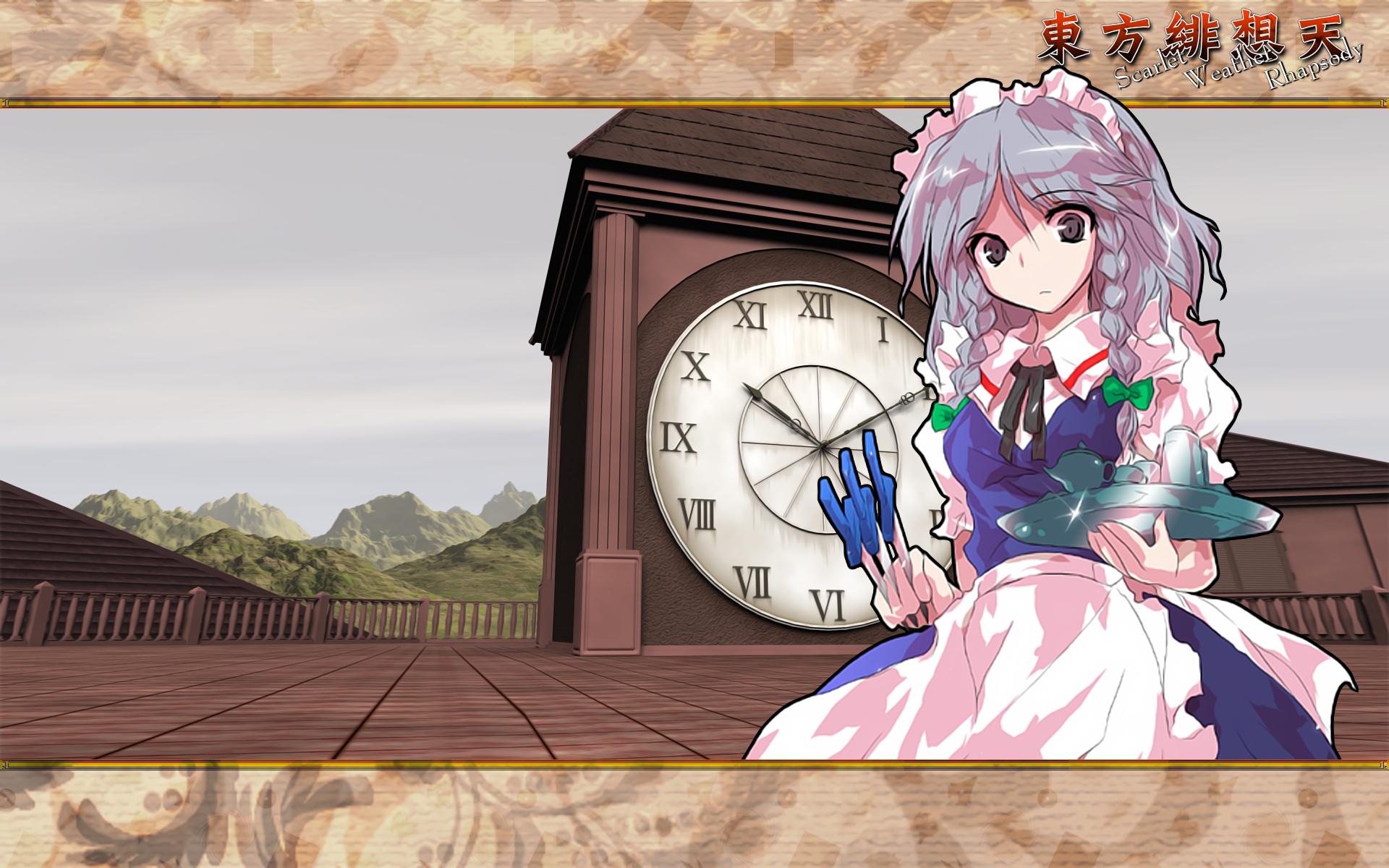 touhou, sakuya No 30134 Разрешение 1920x1200