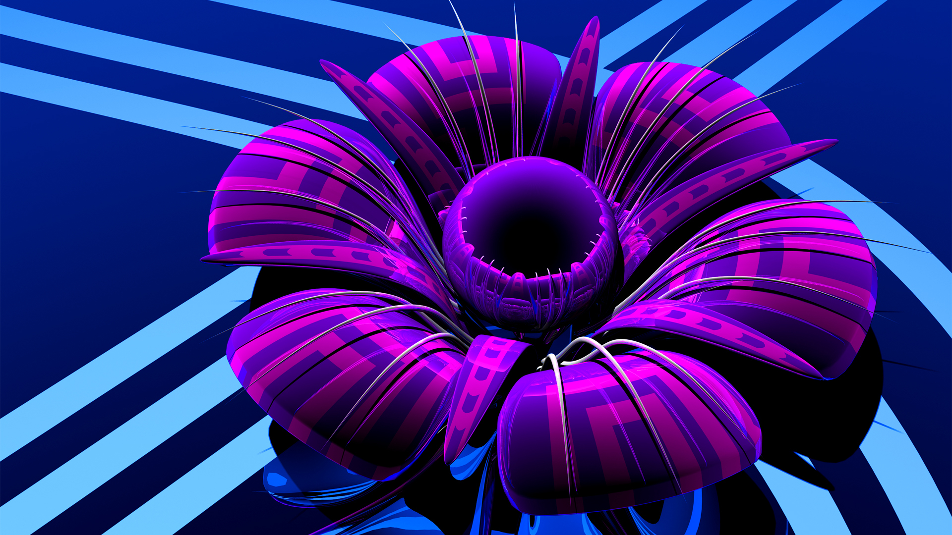 графика цветы 3D без смс