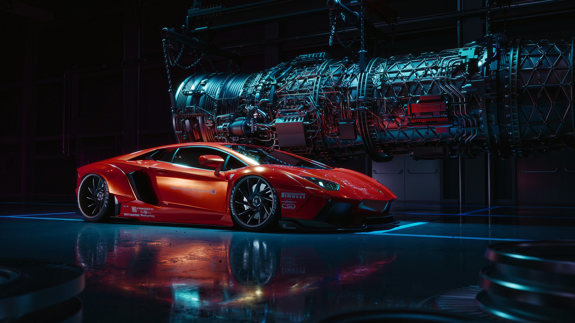 aventador, представление, машина