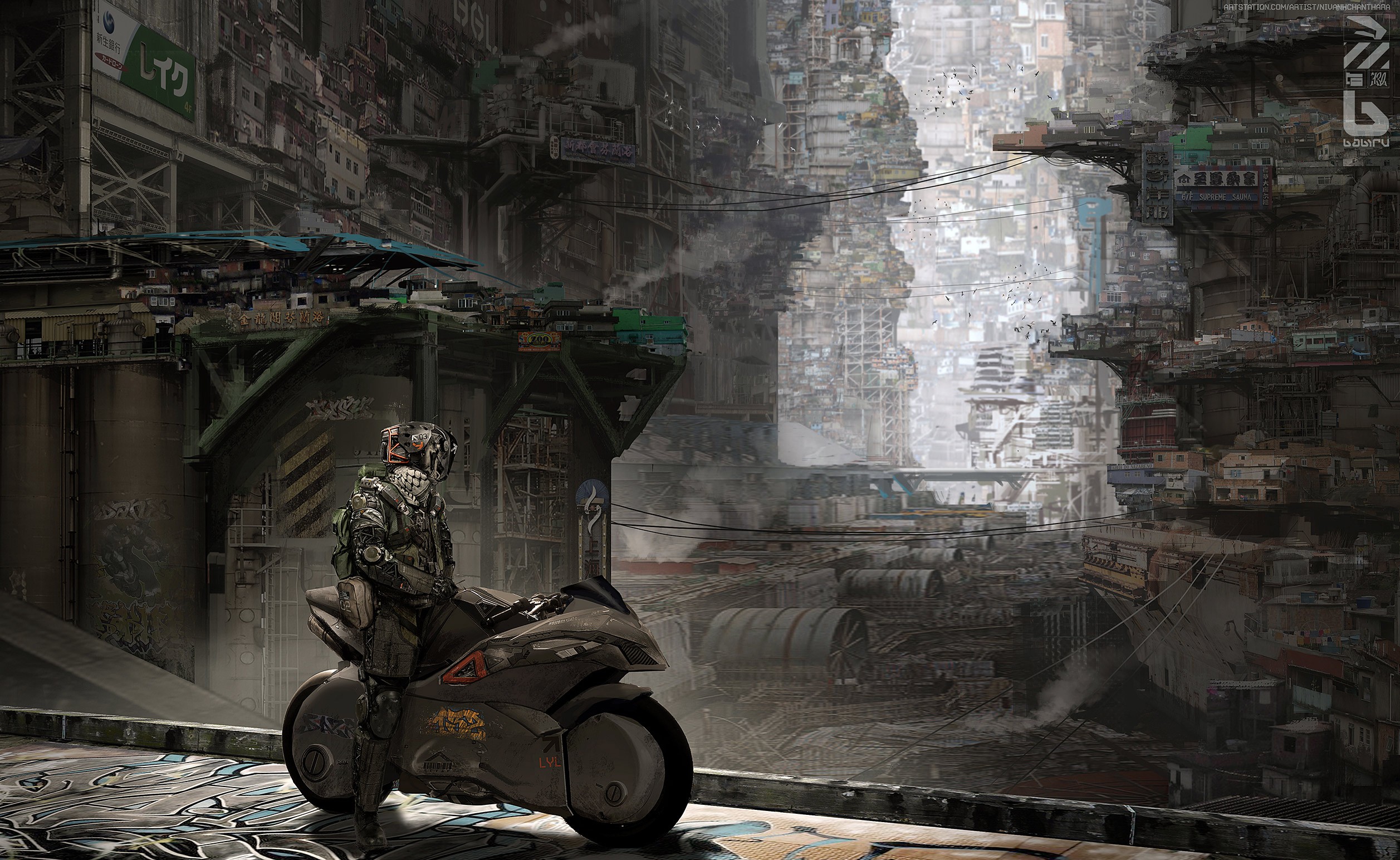 art, cyberpunk, concept