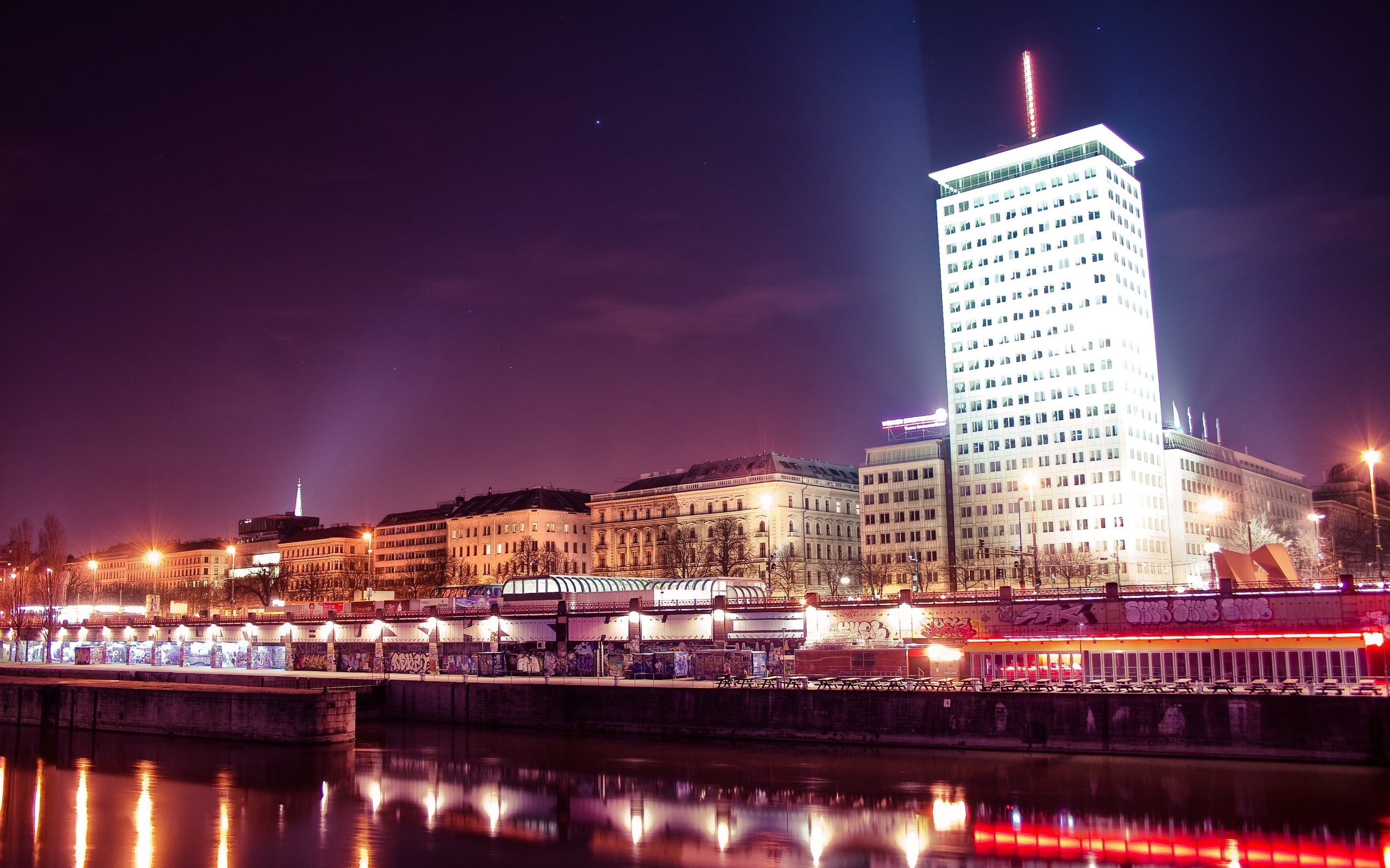 donaukanal, podluczky Фон № 23439 разрешение 2560x1600