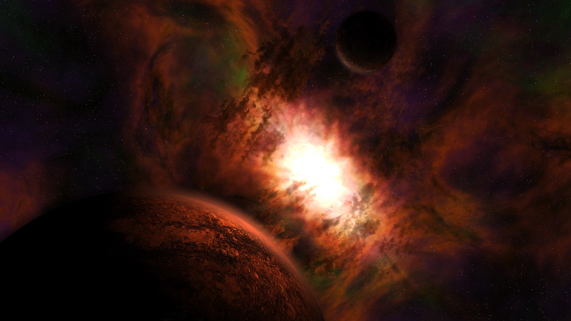 планета, красный