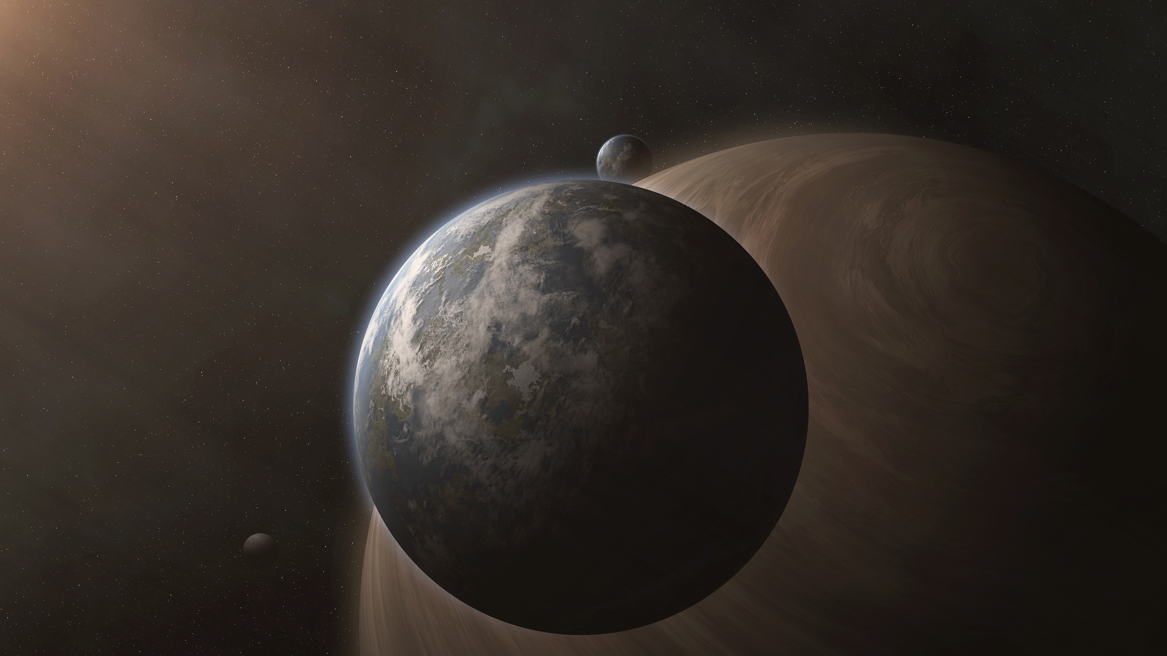 космос, захват